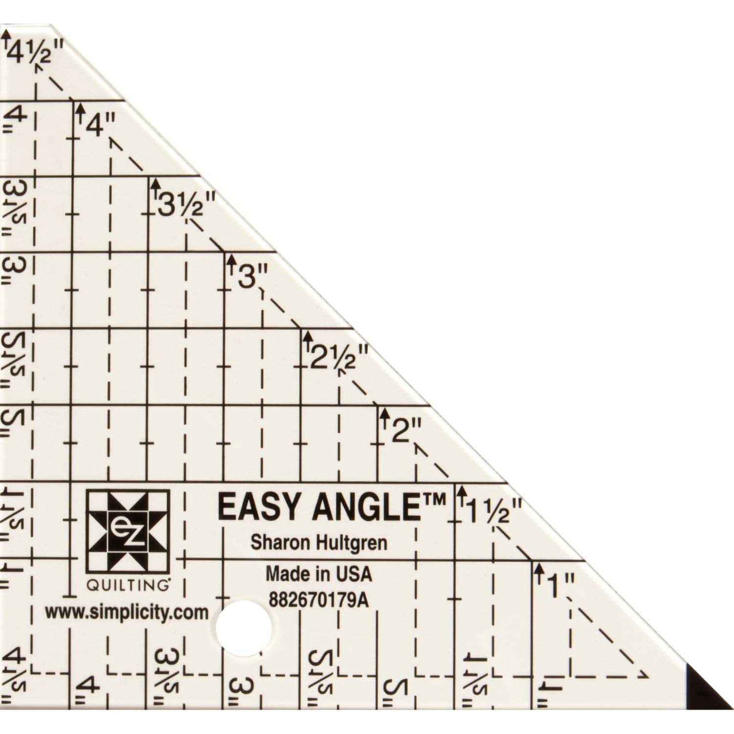 EZ Quilting® 4.5" Easy Angle Template Michaels