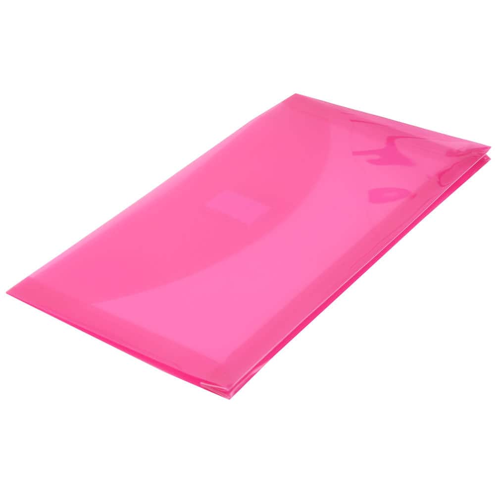 JAM Paper 5.25" x 10" Assorted Plastic Hook & Loop Closure Envelopes, 6ct.