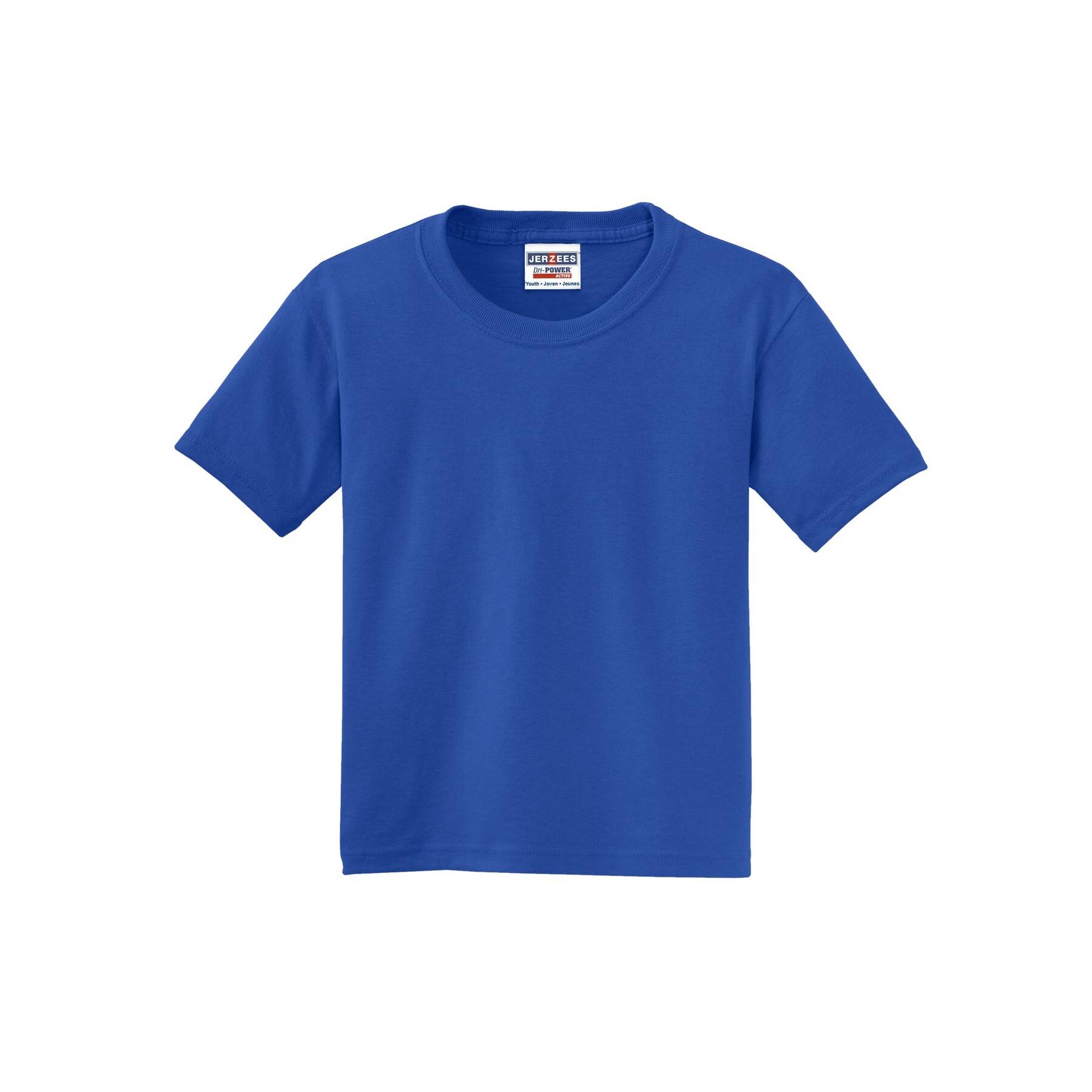 JERZEES&#xAE; Dri-Power&#xAE; Colors 50/50 Cotton/Poly Youth T-Shirt