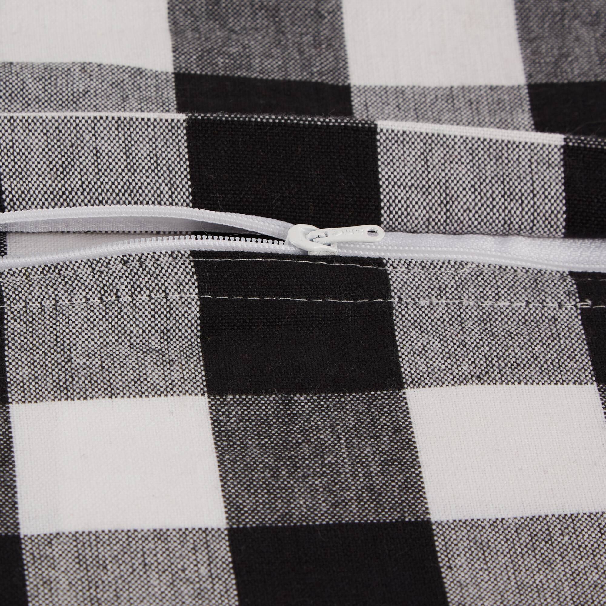 DII® Christmas Buffalo Check & Print Pillow Cover Set