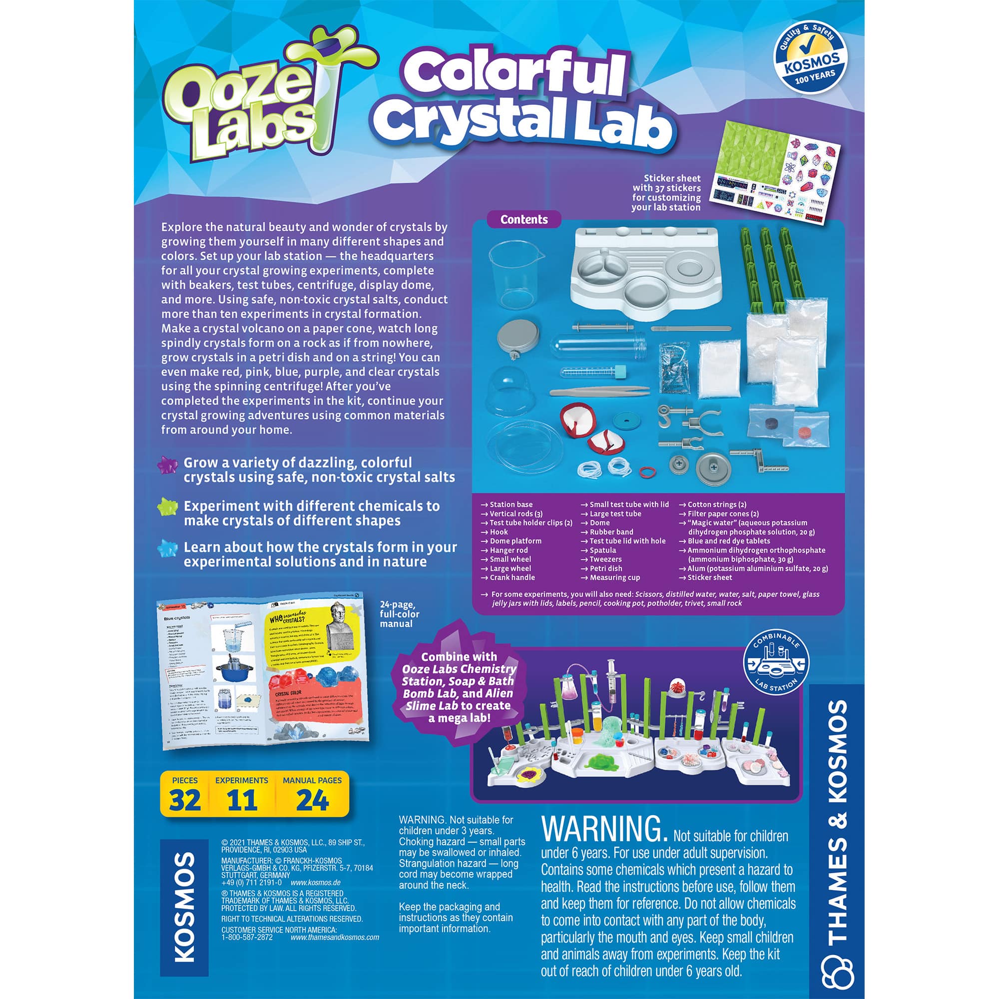 Thames &#x26; Kosmos Ooze Labs Colorful Crystal Lab