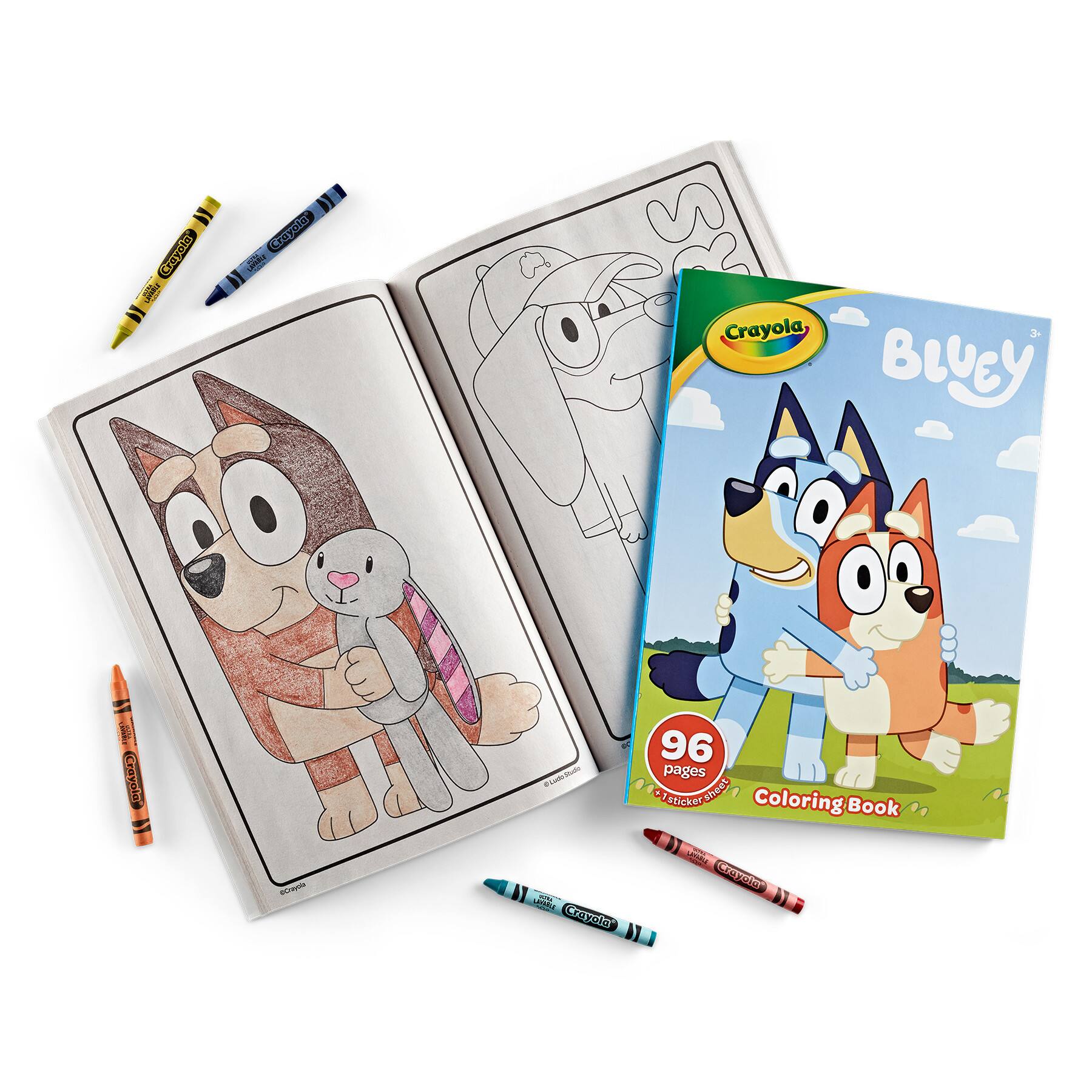 Crayola&#xAE; Bluey Coloring Book, 96 Pages, Pack of 8