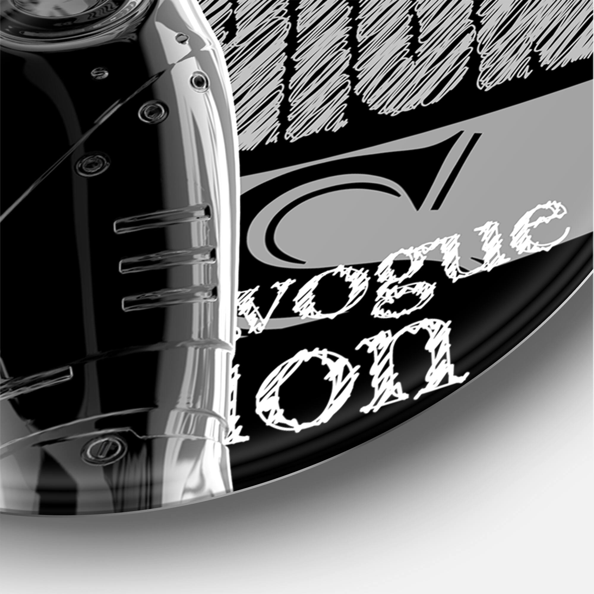 Designart - Monochrome Cyborg Body I