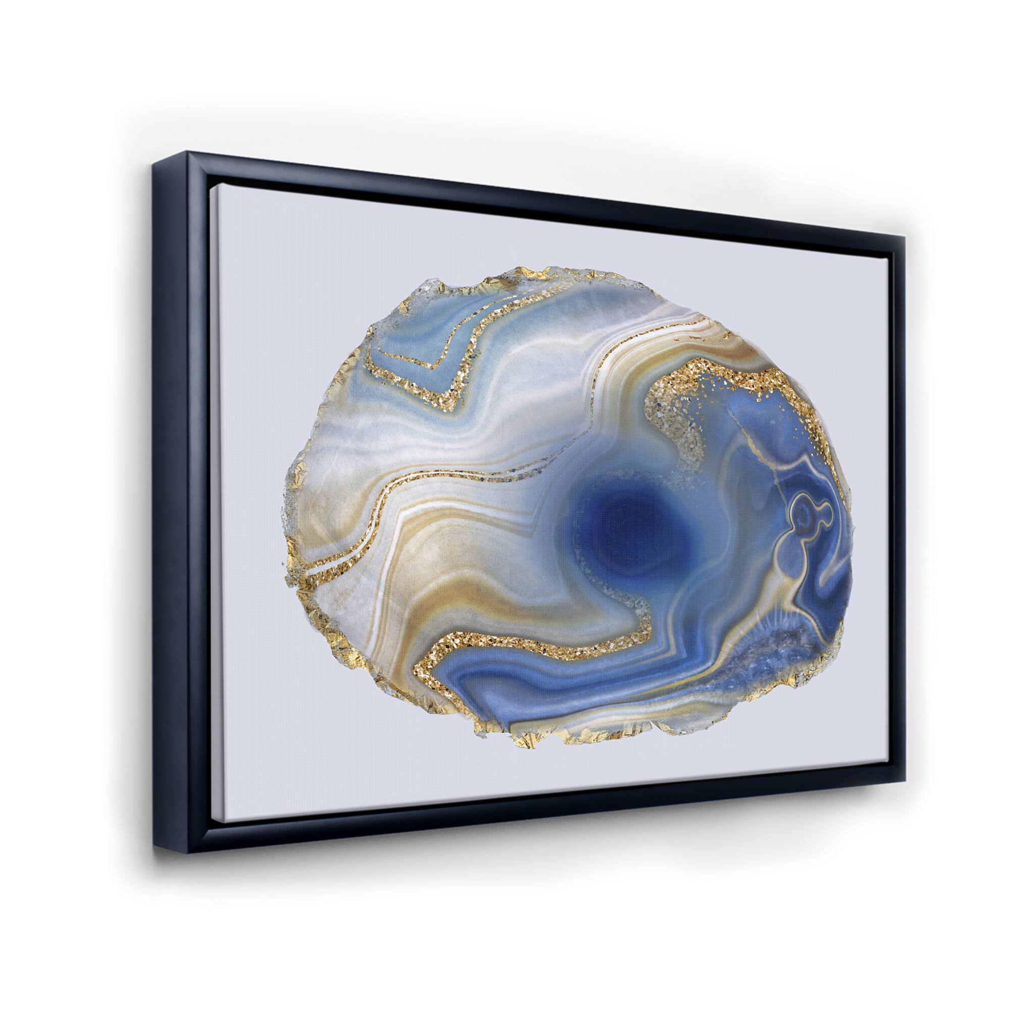 Designart - Ocean Blue Golden Jasper Agate I