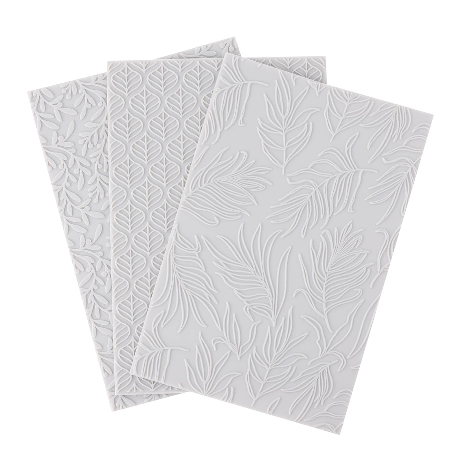 Ensemble de feuilles texturées à motif de feuillage de Craft Smart