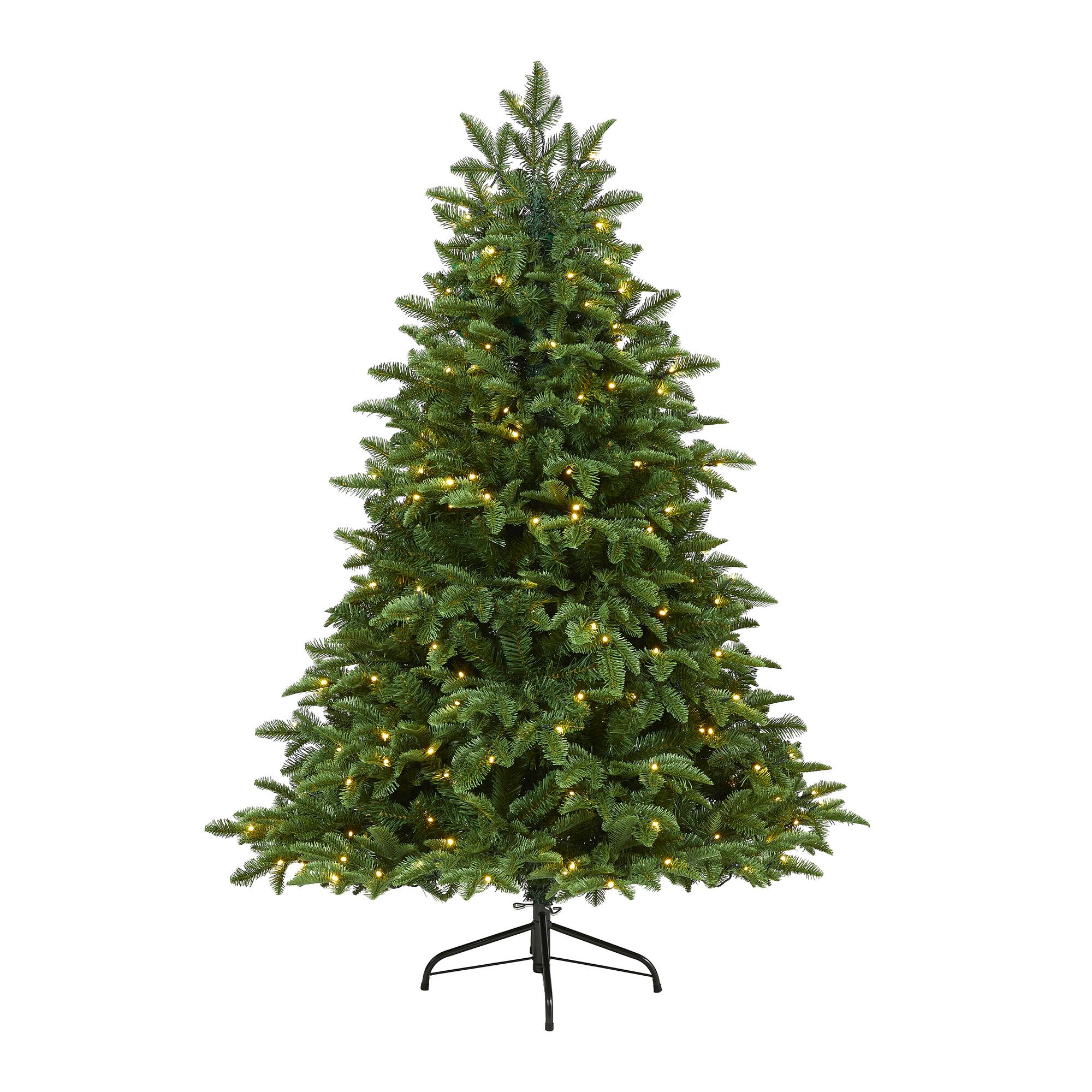 5ft. Pre-Lit Wyoming Fir Artificial Christmas Tree with Clear LED Lights