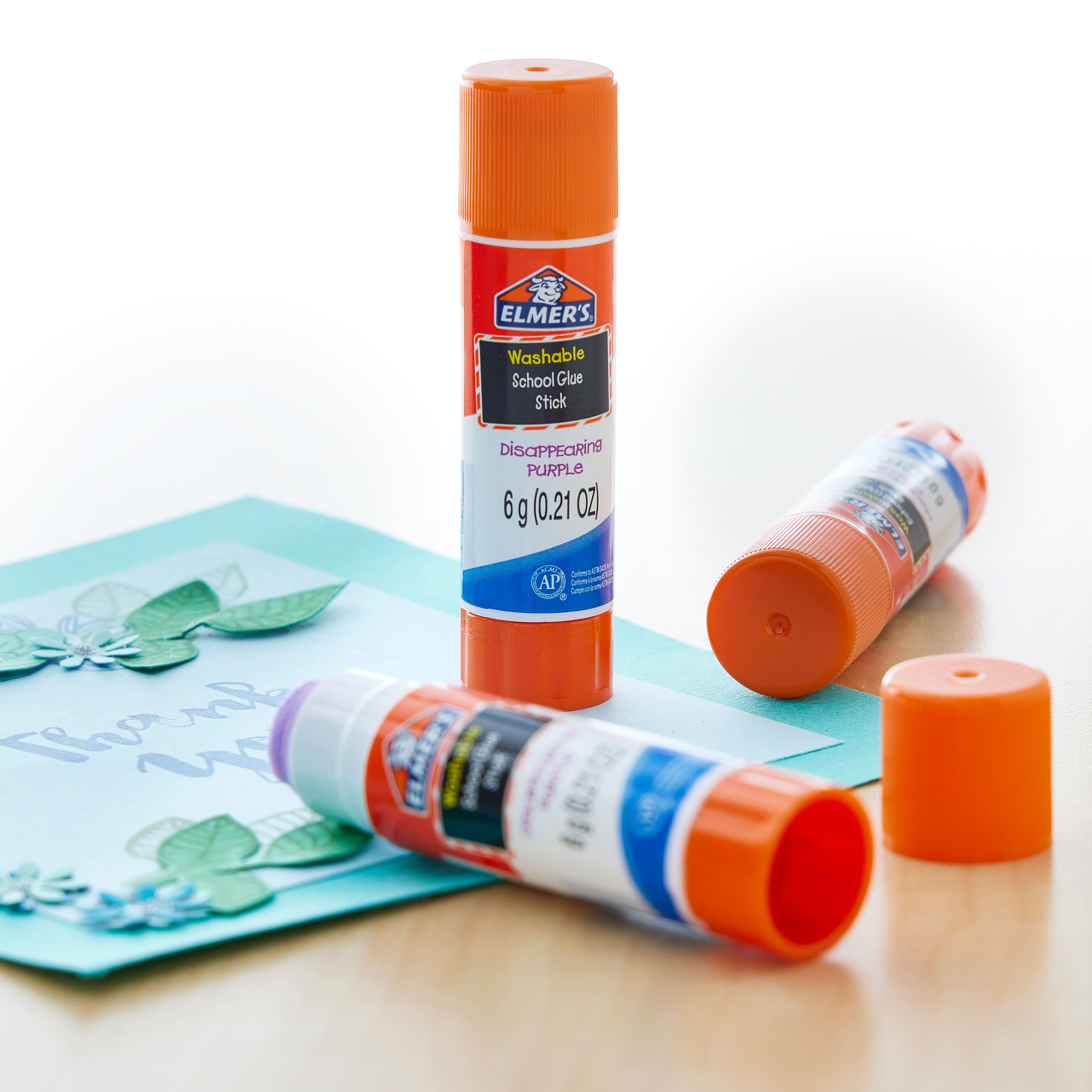 12 Packs: 3 ct. (36 total) Elmer's® Disappearing Purple School Glue Sticks