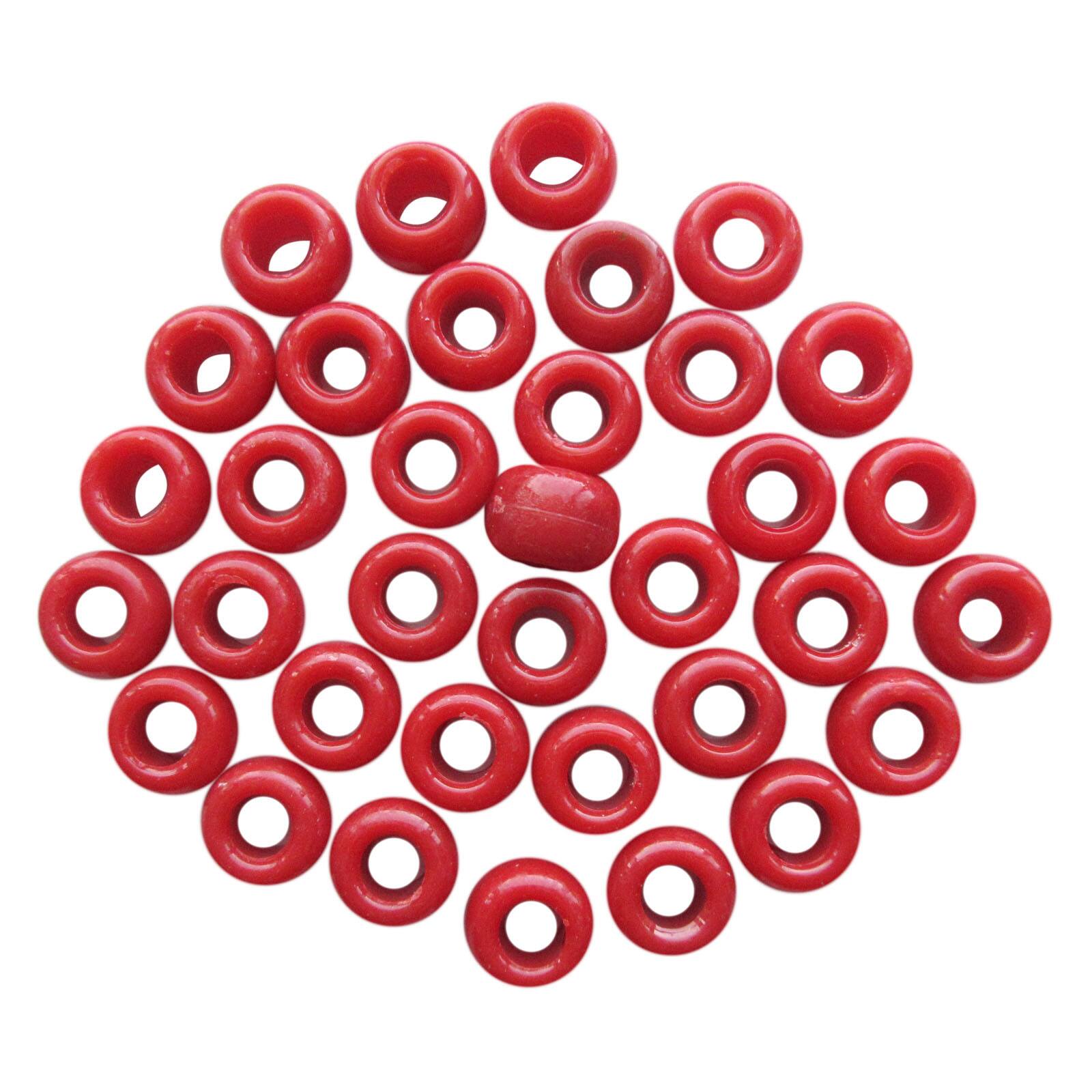 12 Packs: 580 ct. (6,960 total) Opaque Pony Beads By Creatology&#x2122;, 6mm x 9mm