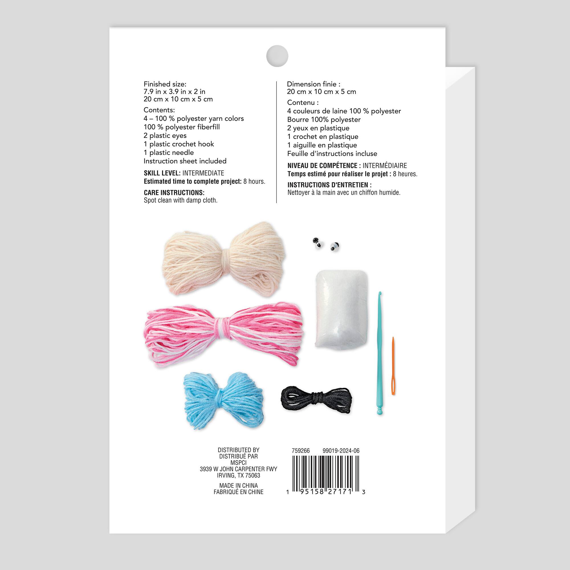 6 Pack: Intermediate Snail Amigurumi Crochet Kit by Loops & Threads®