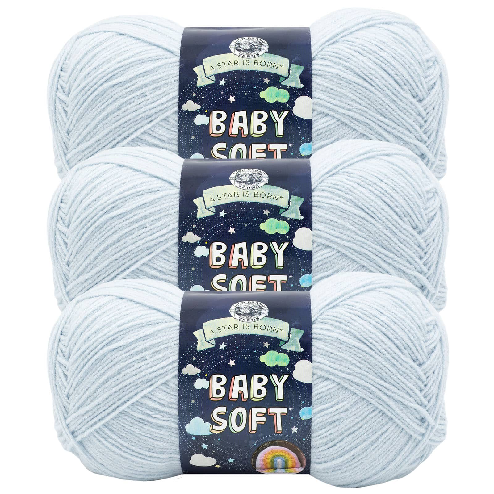 3 Pack Lion Brand® Baby Soft® Yarn