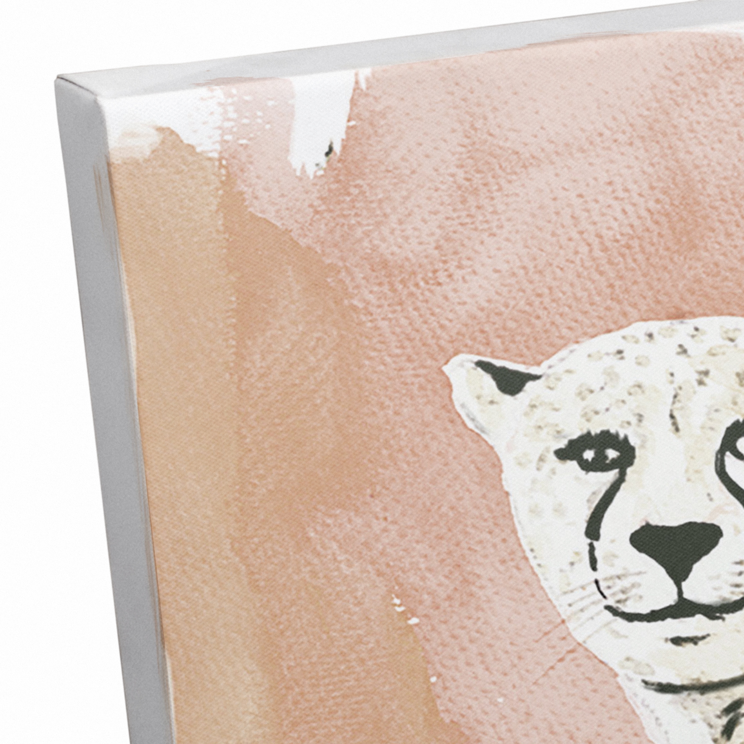 Brown Cheetah Canvas Wall Art