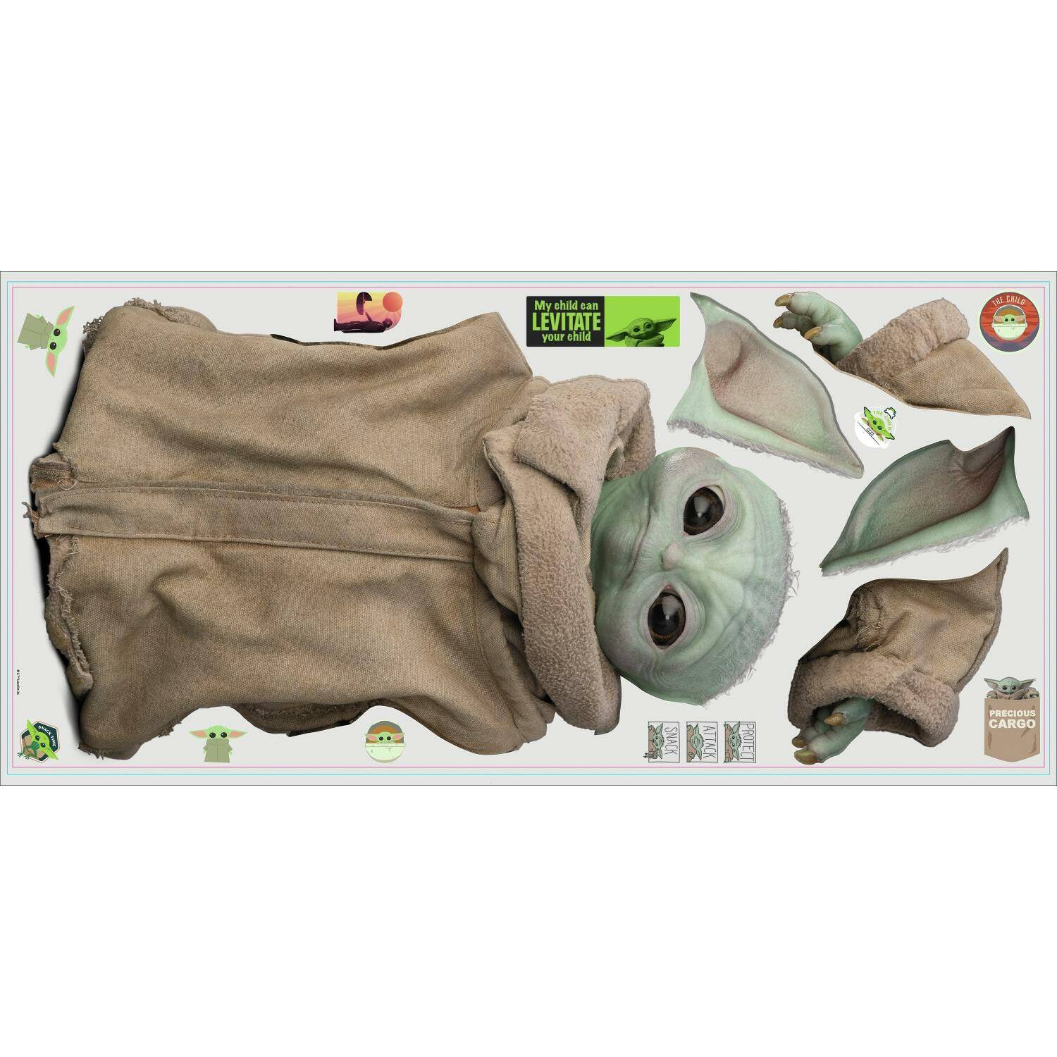 RoomMates The Mandalorian: The Child Peel &#x26; Stick Giant Wall Decals