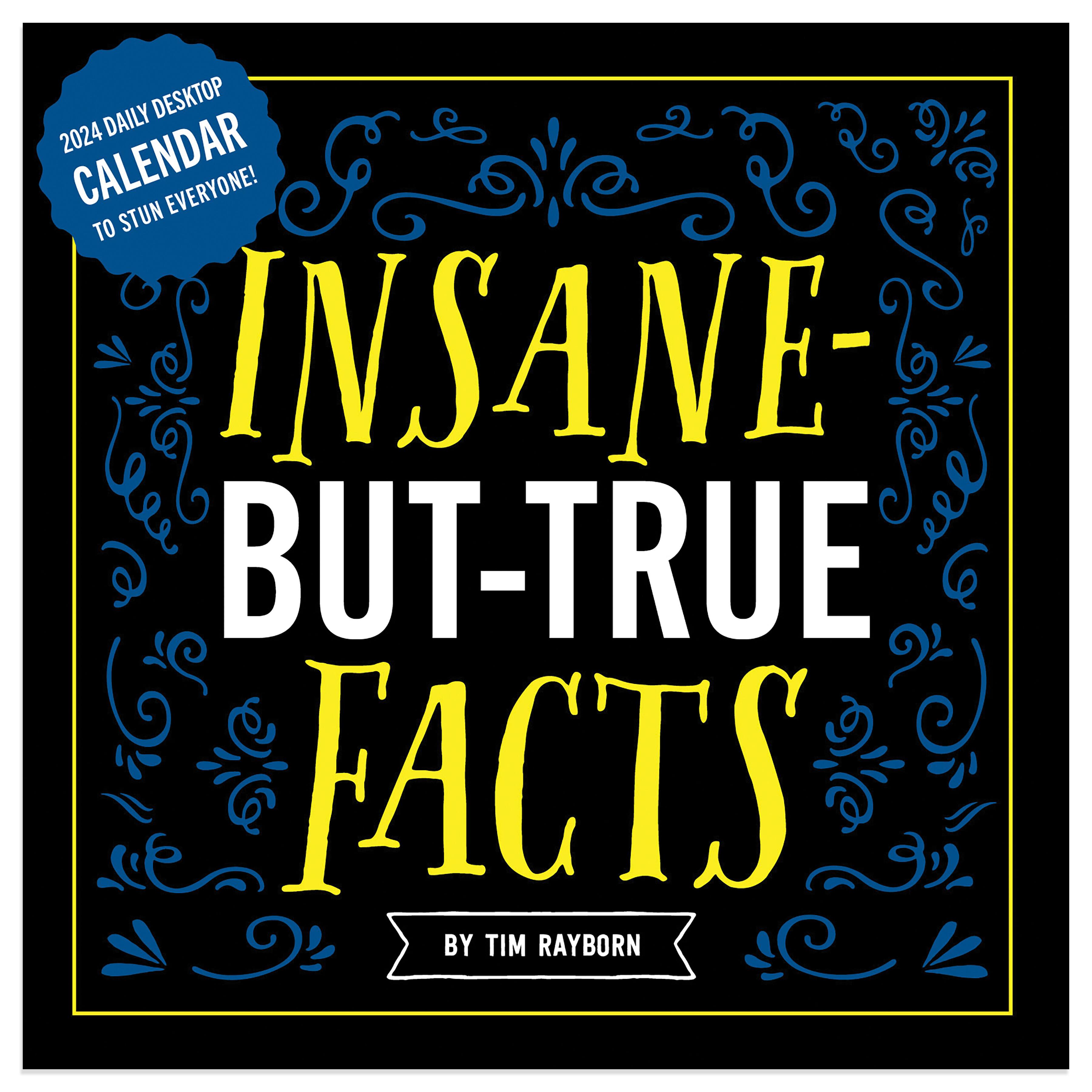 TF Publishing 2024 Insane But True Daily Desktop Calendar