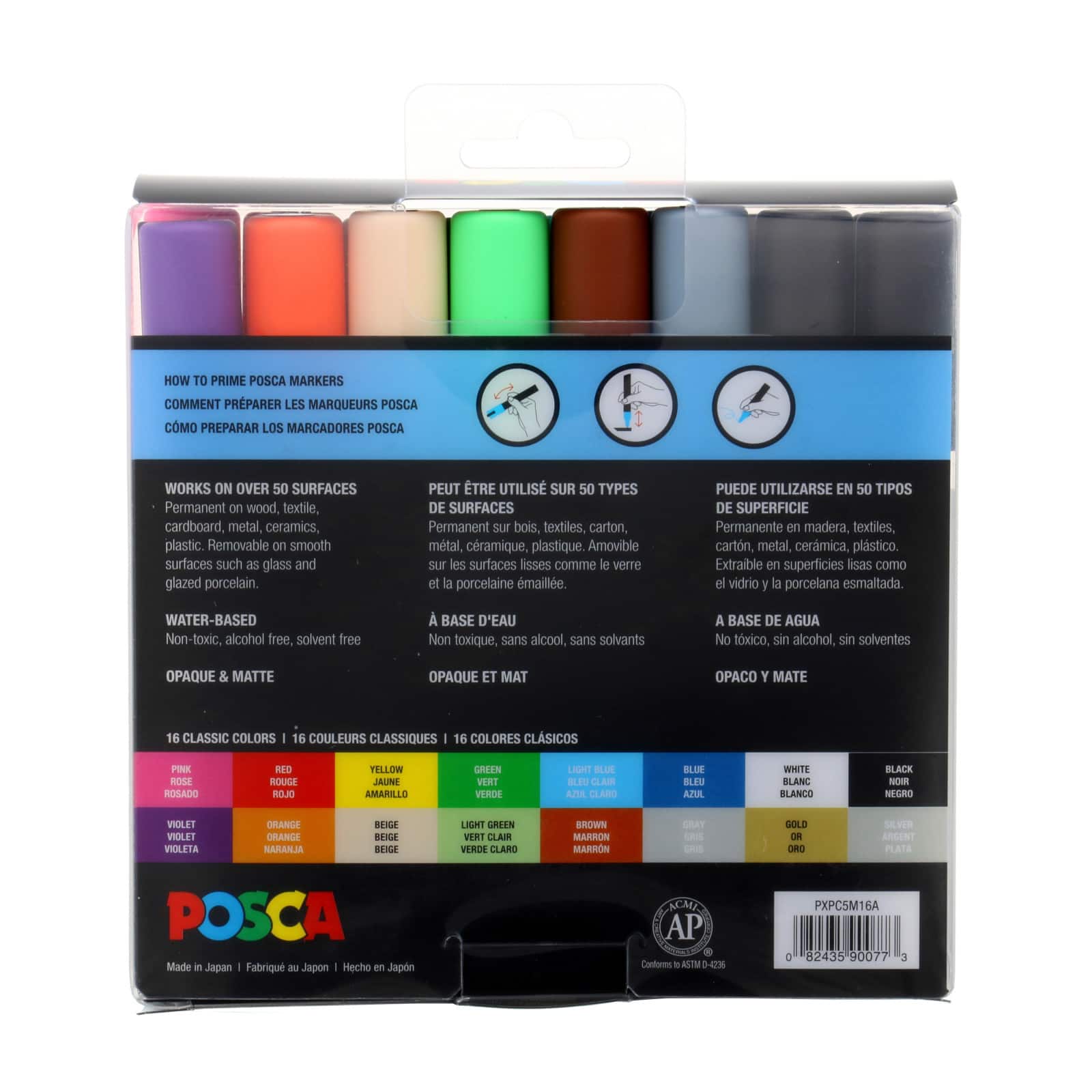  Uni-Paint Markers, Medium Point, Assorted Colors, 12-Count :  Arts, Crafts & Sewing