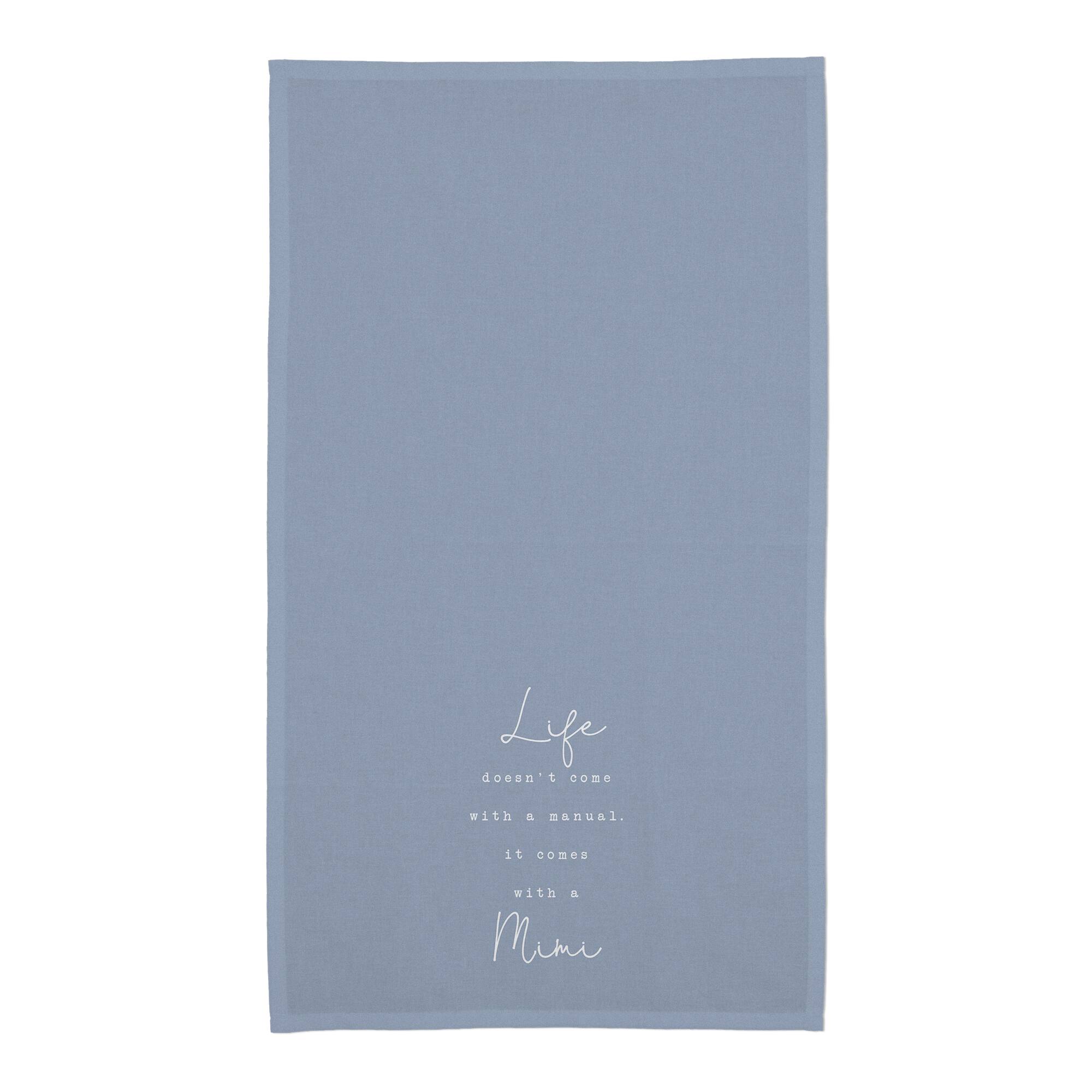 Life Comes with a Mimi Cotton Twill Tea Towel Set