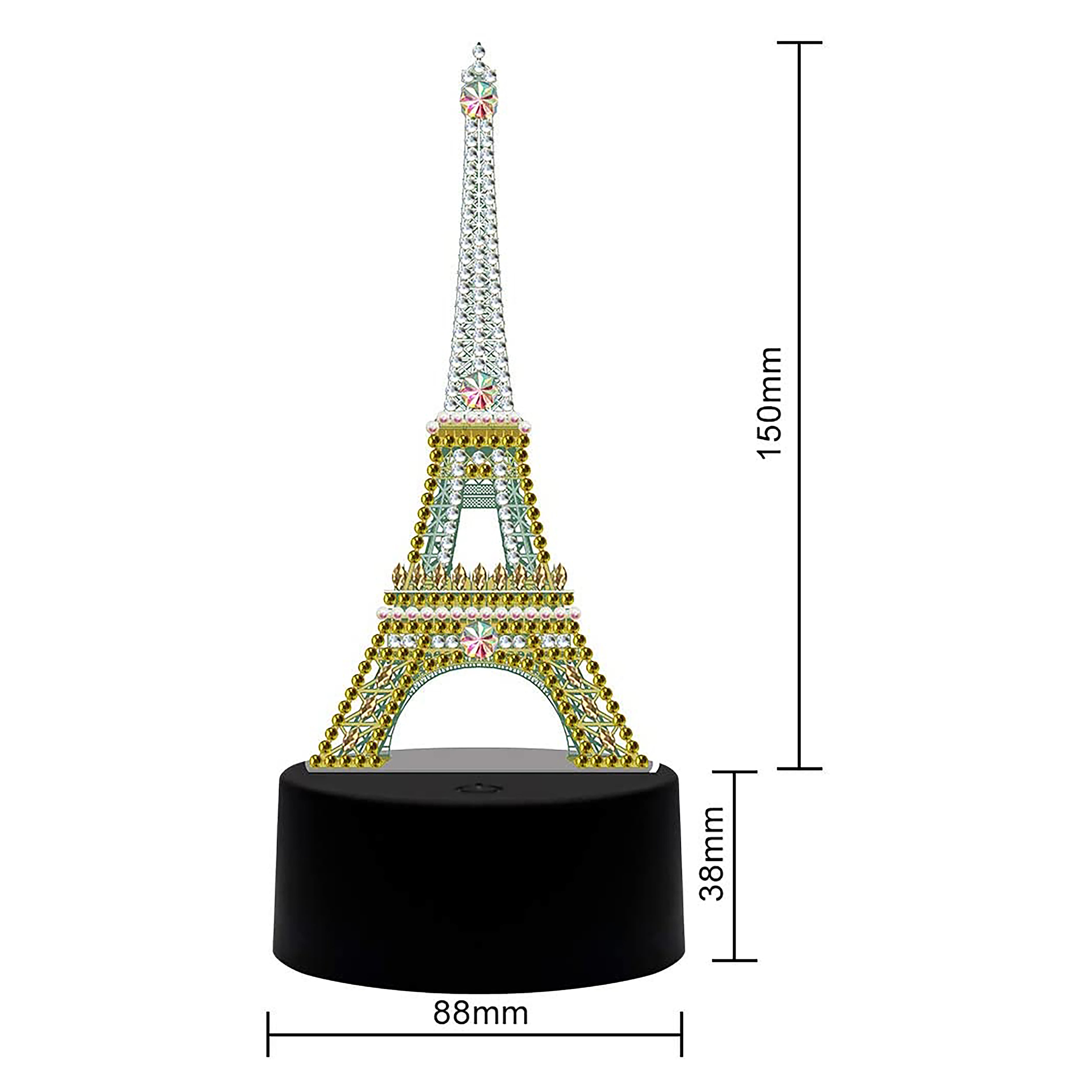 Sparkly Selections Eiffel Tower Lamp Diamond Art Kit