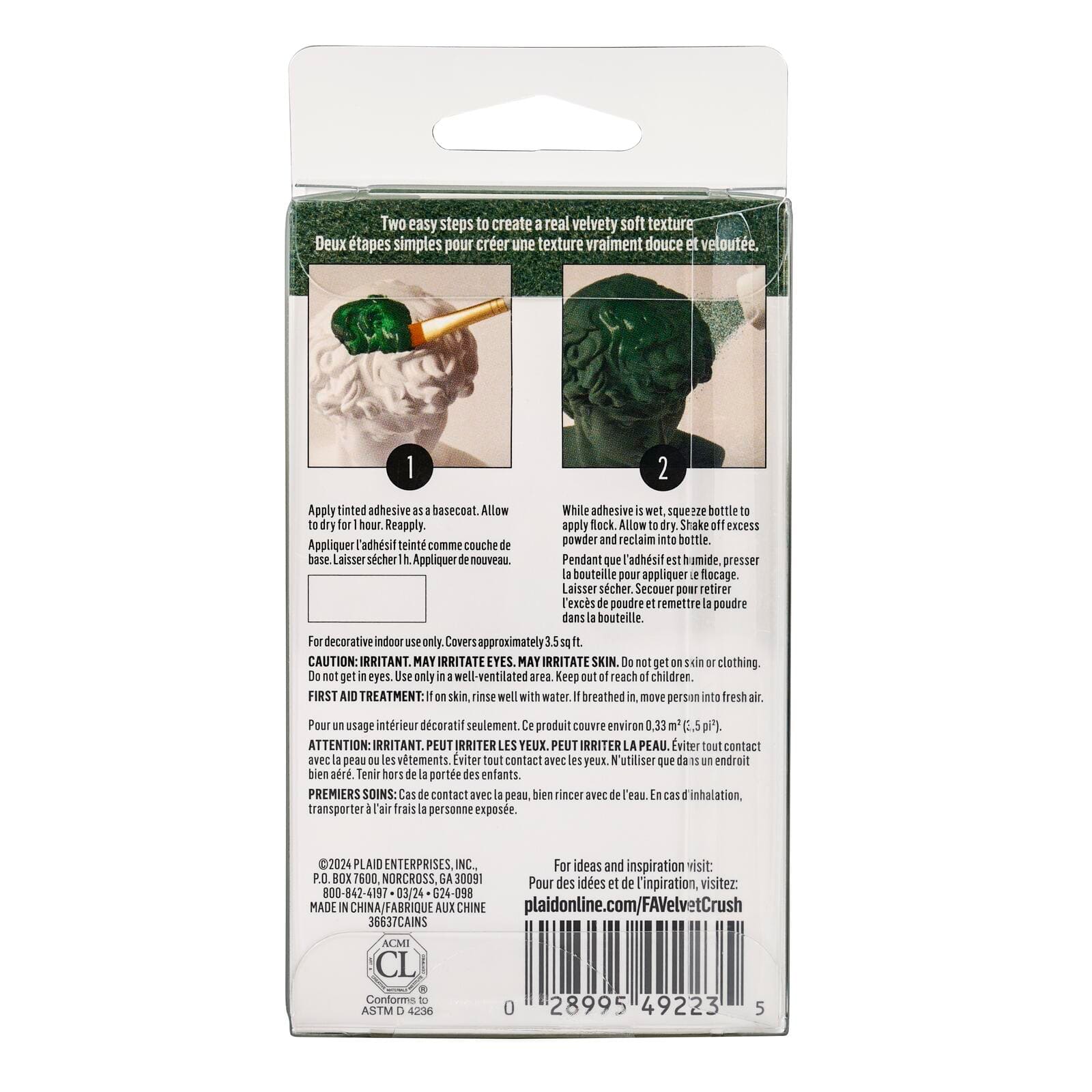 FolkArt&#xAE; Velvet Crush&#x2122; 2-Step Flock