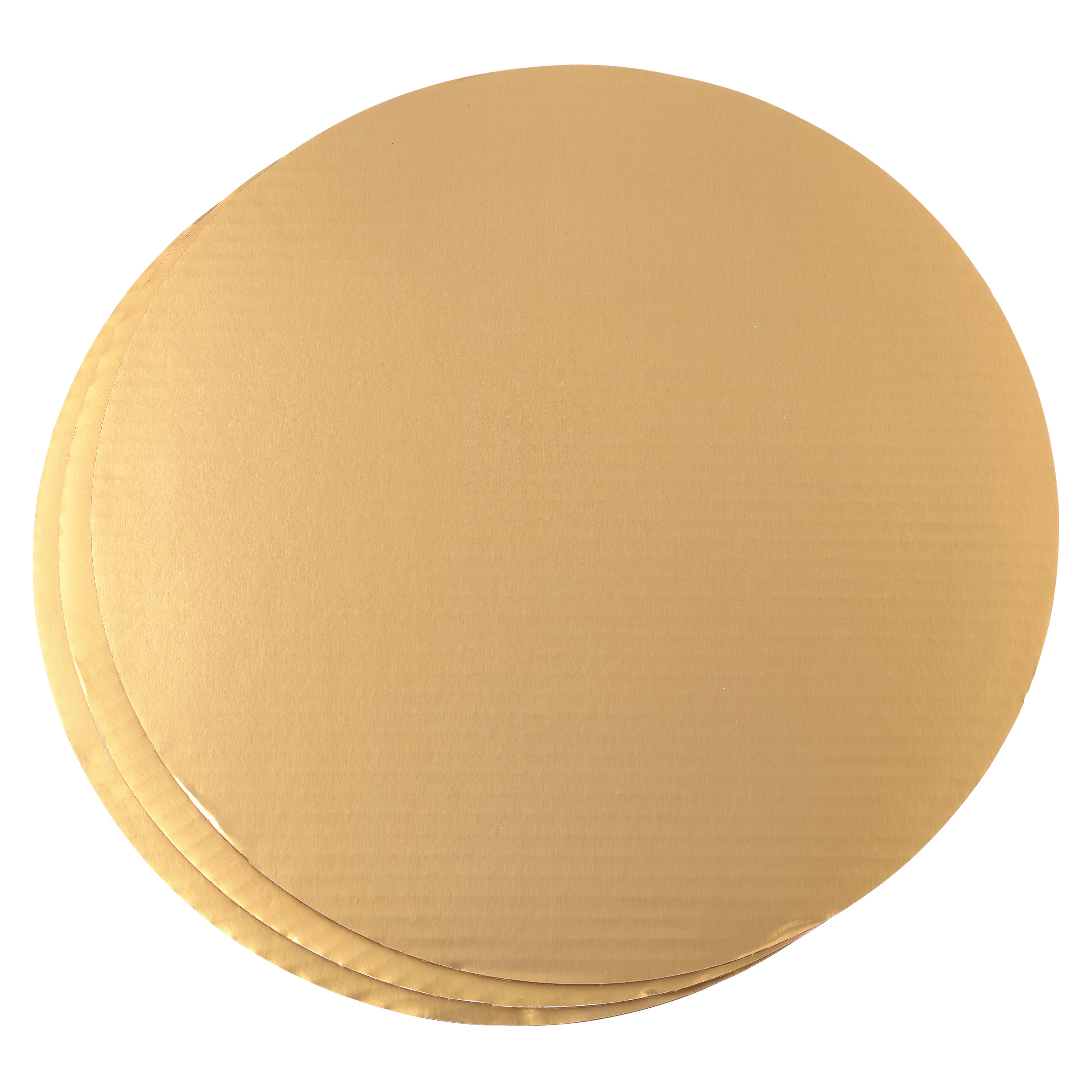 12 Packs: 3 ct. (36 total) 12" Metallic Gold Cake Boards by Makery®