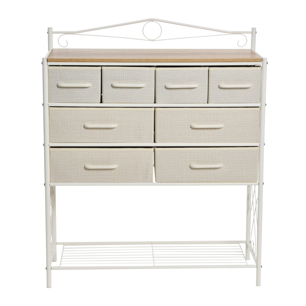Household Essentials Victoria 8-Drawer Dresser with Shelf