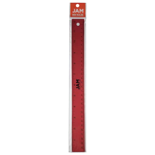 JAM Paper Metallic Stainless Steel Ruler | Michaels