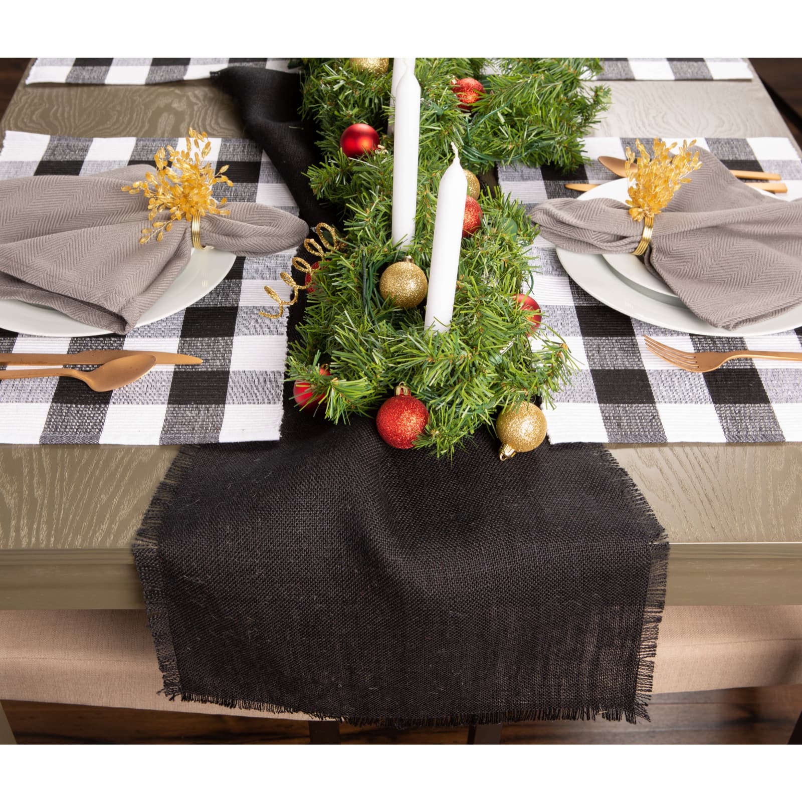 DII&#xAE; 74&#x22; Jute Table Runner