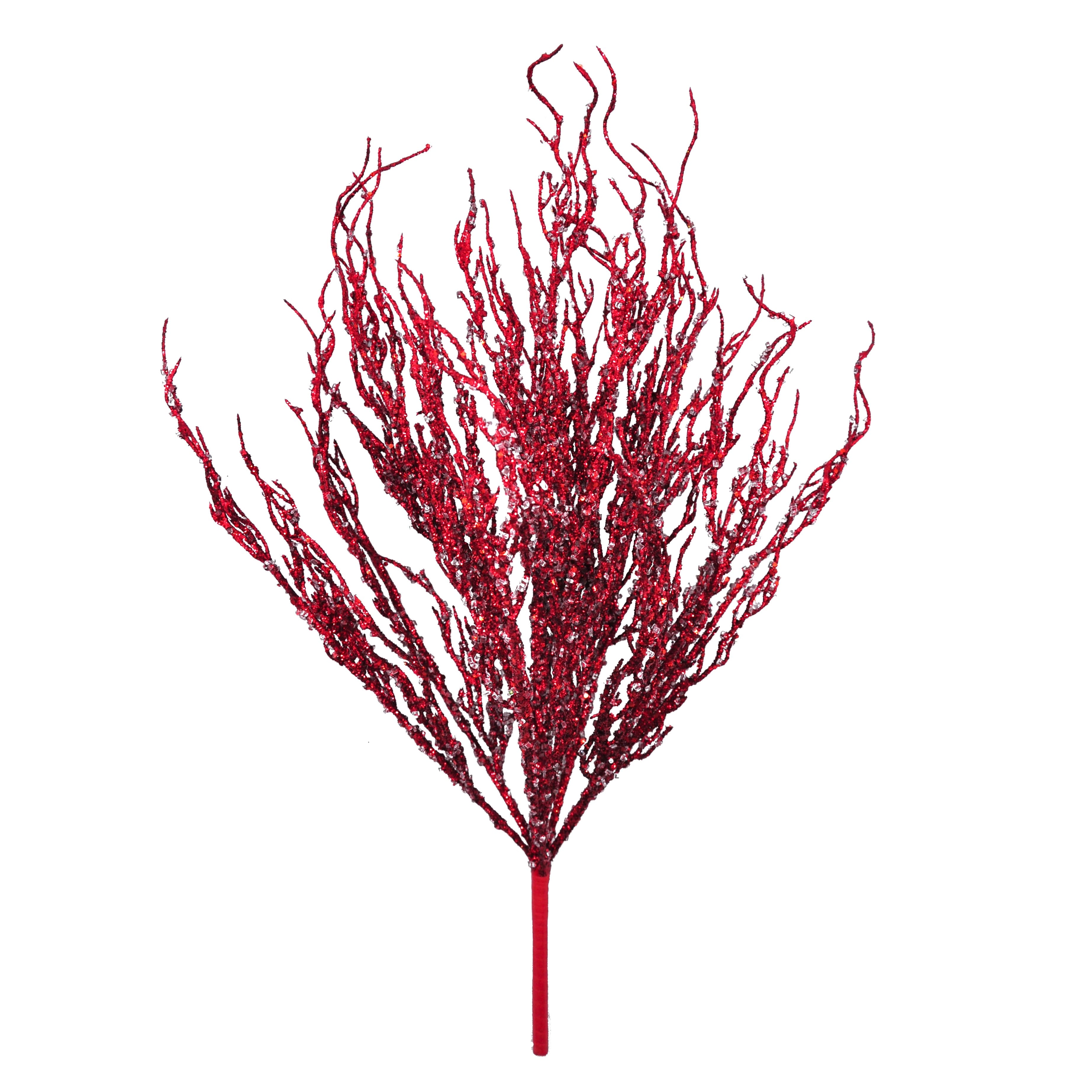 26" Icy Glitter Branch Deluxe Bush by Ashland®