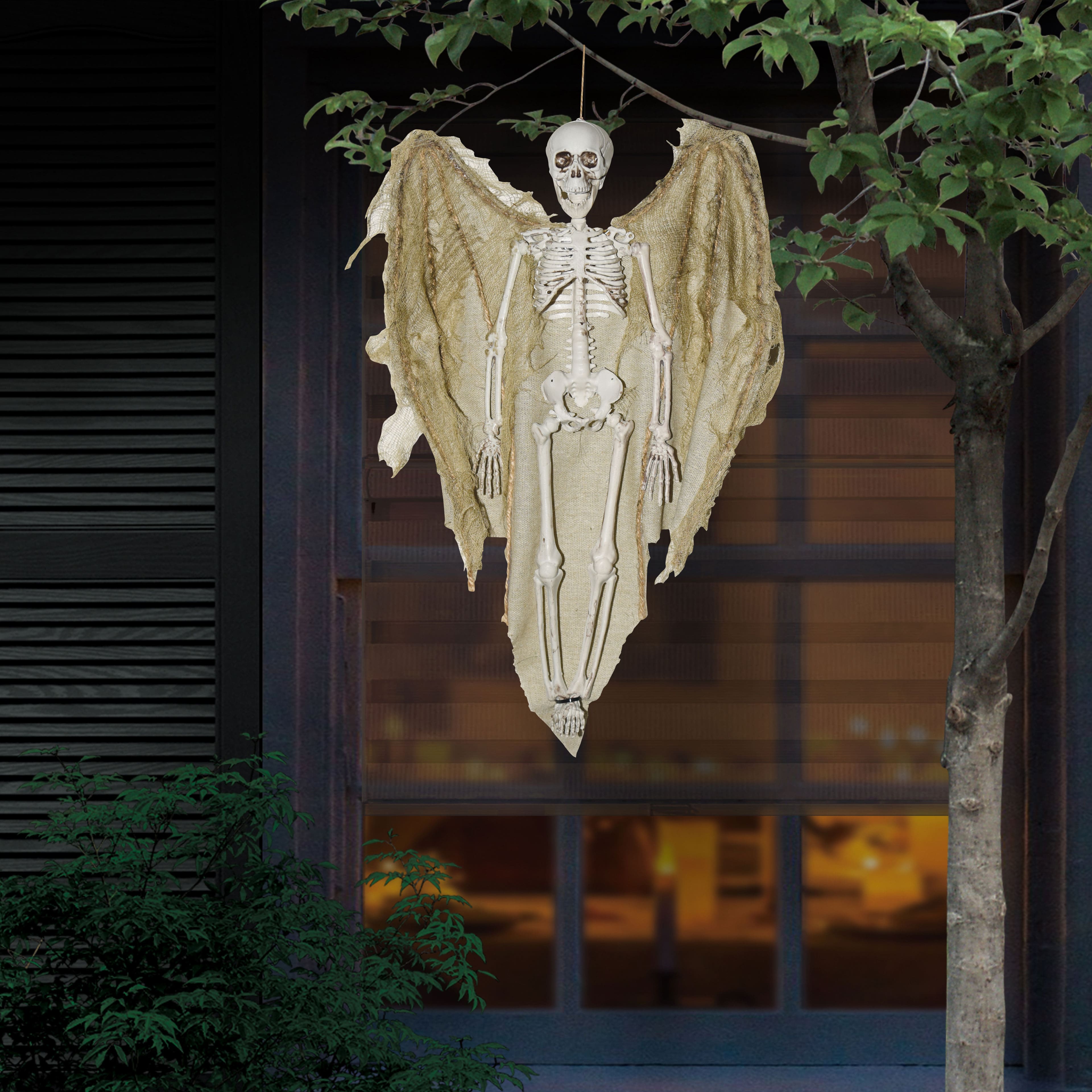 16.5" Hanging Skeleton with Wings by Ashland®