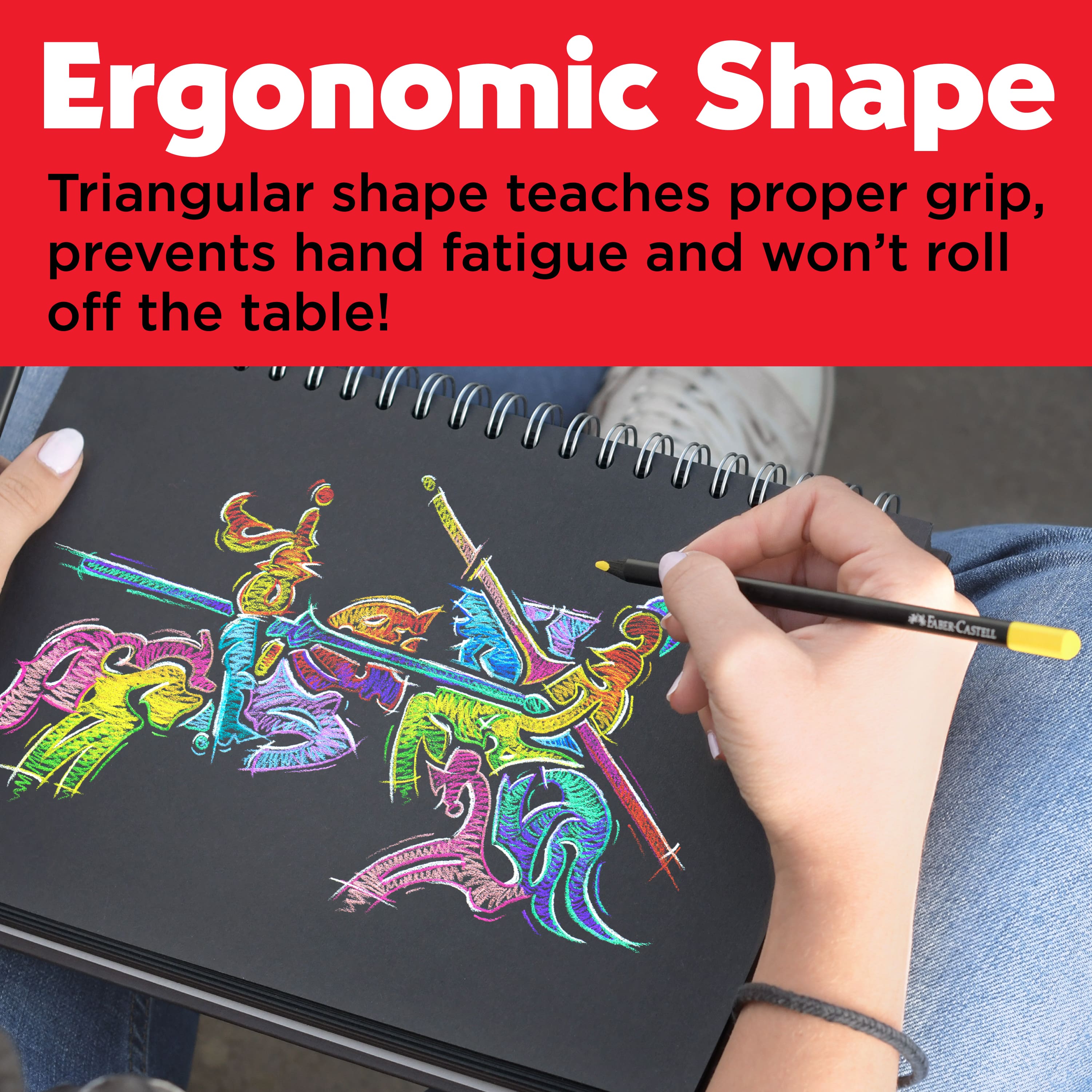 Faber-Castell® 24 Colour Black Edition Coloured Pencils