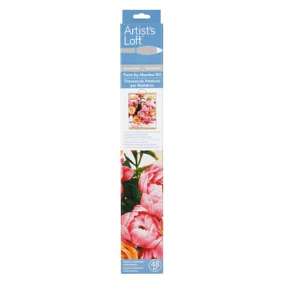 Peonies Paint-by-Number Kit by Artist's Loft™ Necessities™ | Michaels