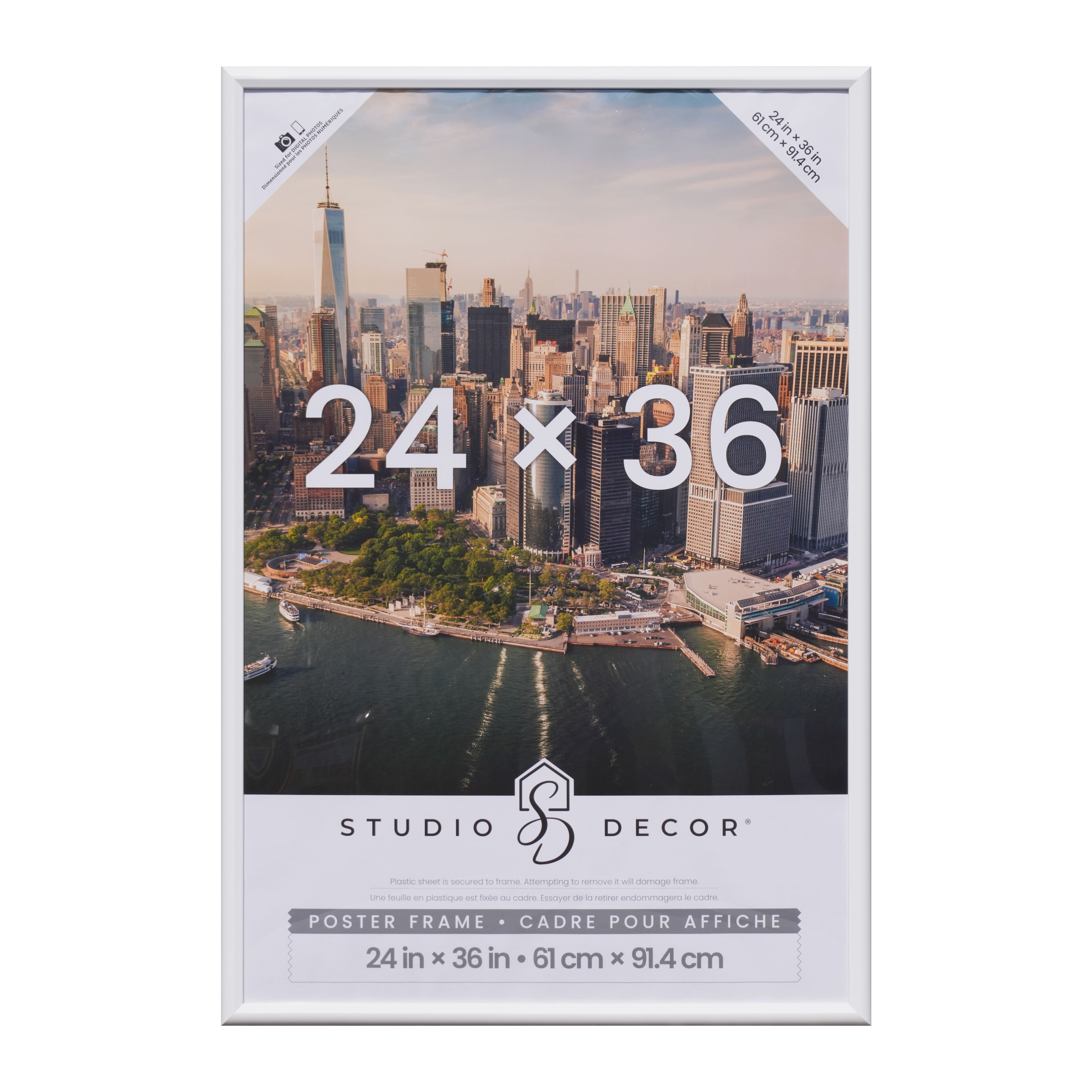 8 Pack: 24&#x22; x 36&#x22; White Poster Frame by Studio D&#xE9;cor&#x2122;