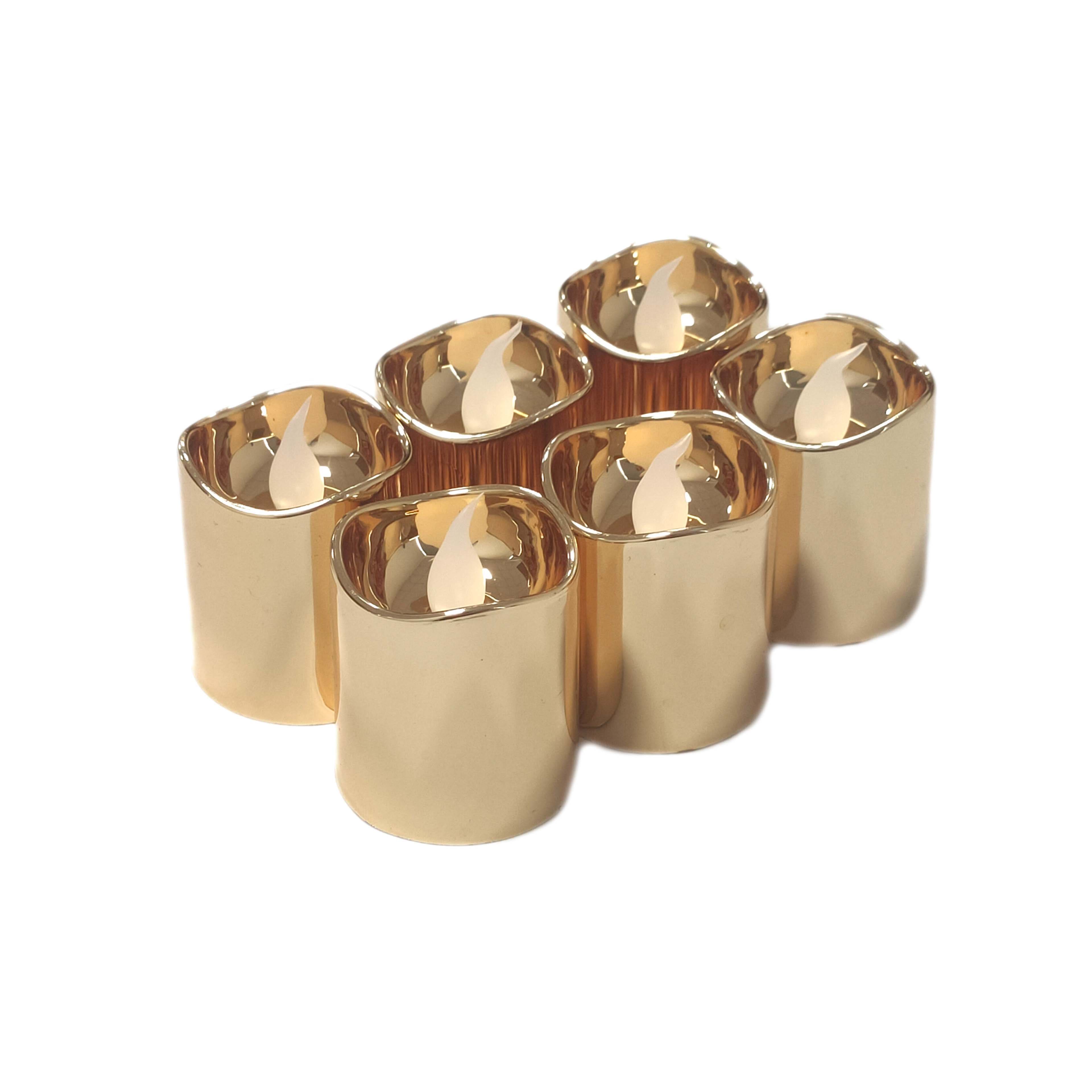 Gold LED Votives, 6ct. by Ashland&#xAE;