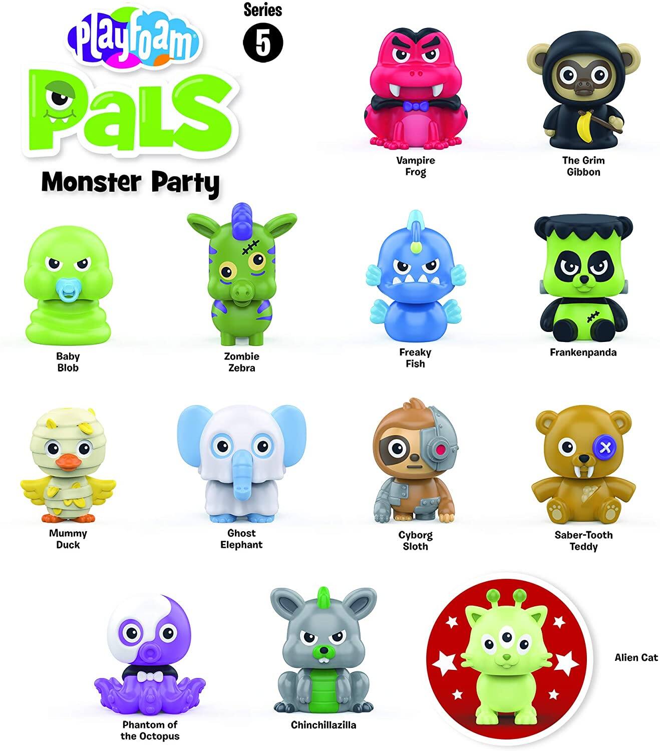 Educational Insights Playfoam Pals Monster Party Series 5, 12ct.