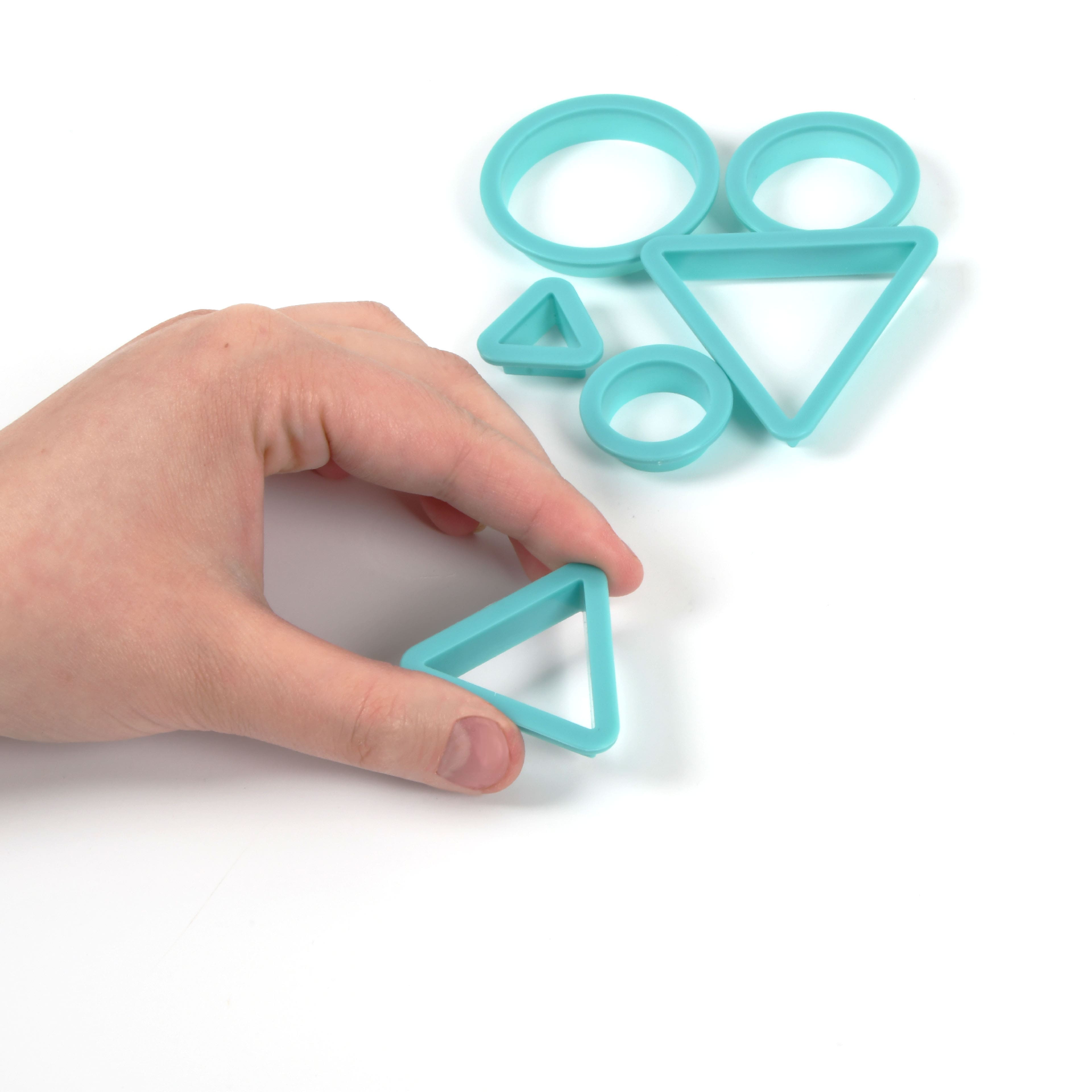 Triangles &#x26; Circles Clay Cutter Set by Bead Landing&#x2122;