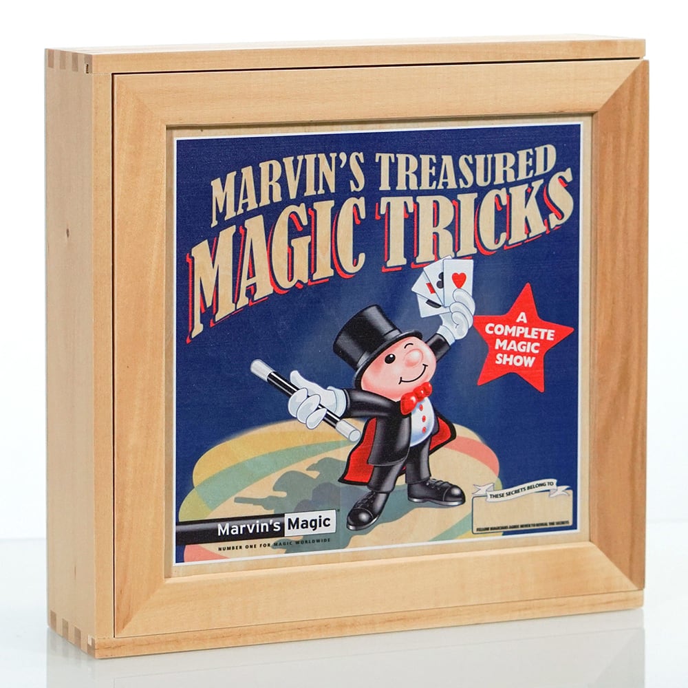 Marvin&#x27;s Magic Marvin&#x27;s Treasured Magic Tricks Deluxe Wooden Set