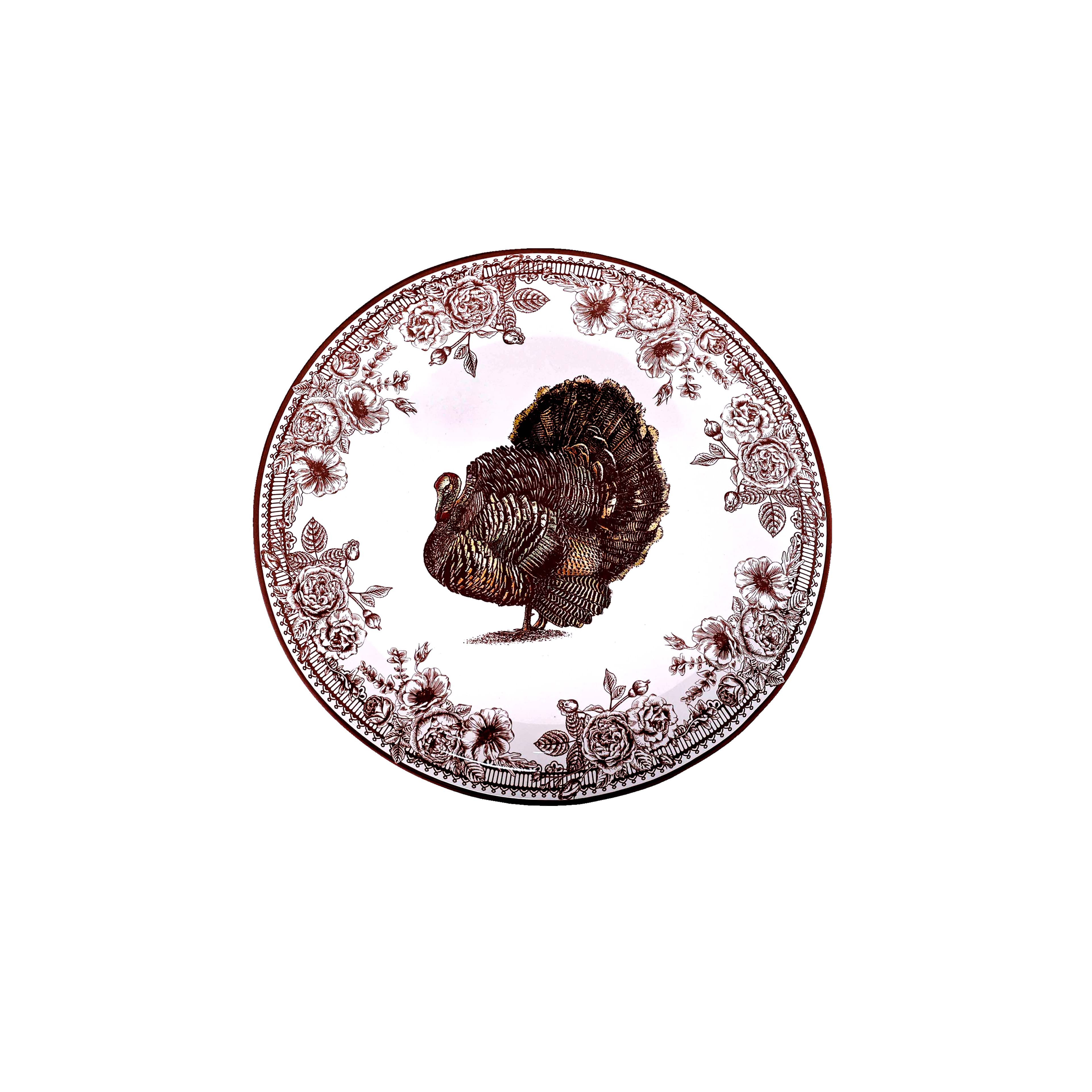 Assorted 8.5&#x22; Chocolate Fall Salad Plate by Ashland&#xAE;, 1pc.