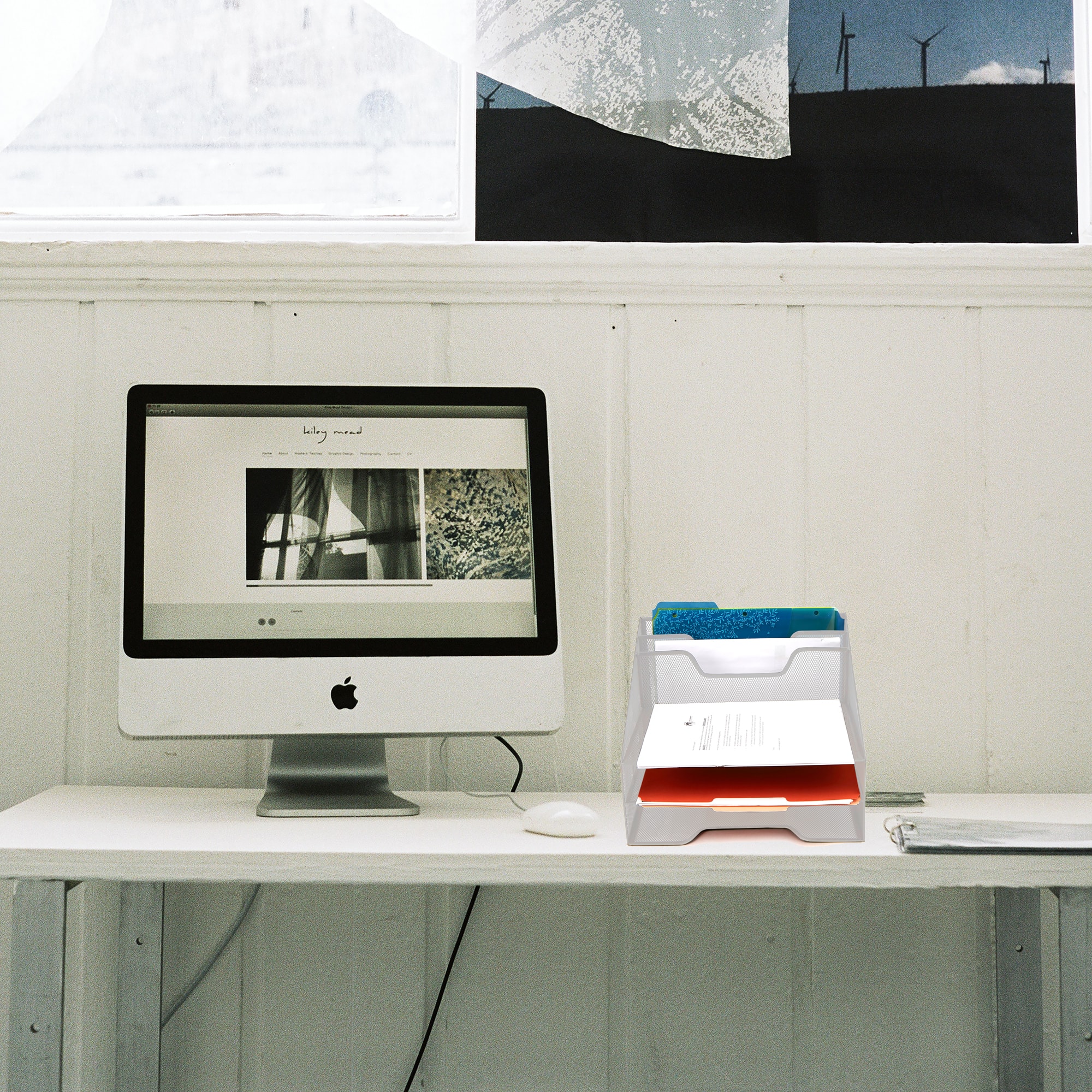 Mind Reader 5-Compartment Desk Organizer