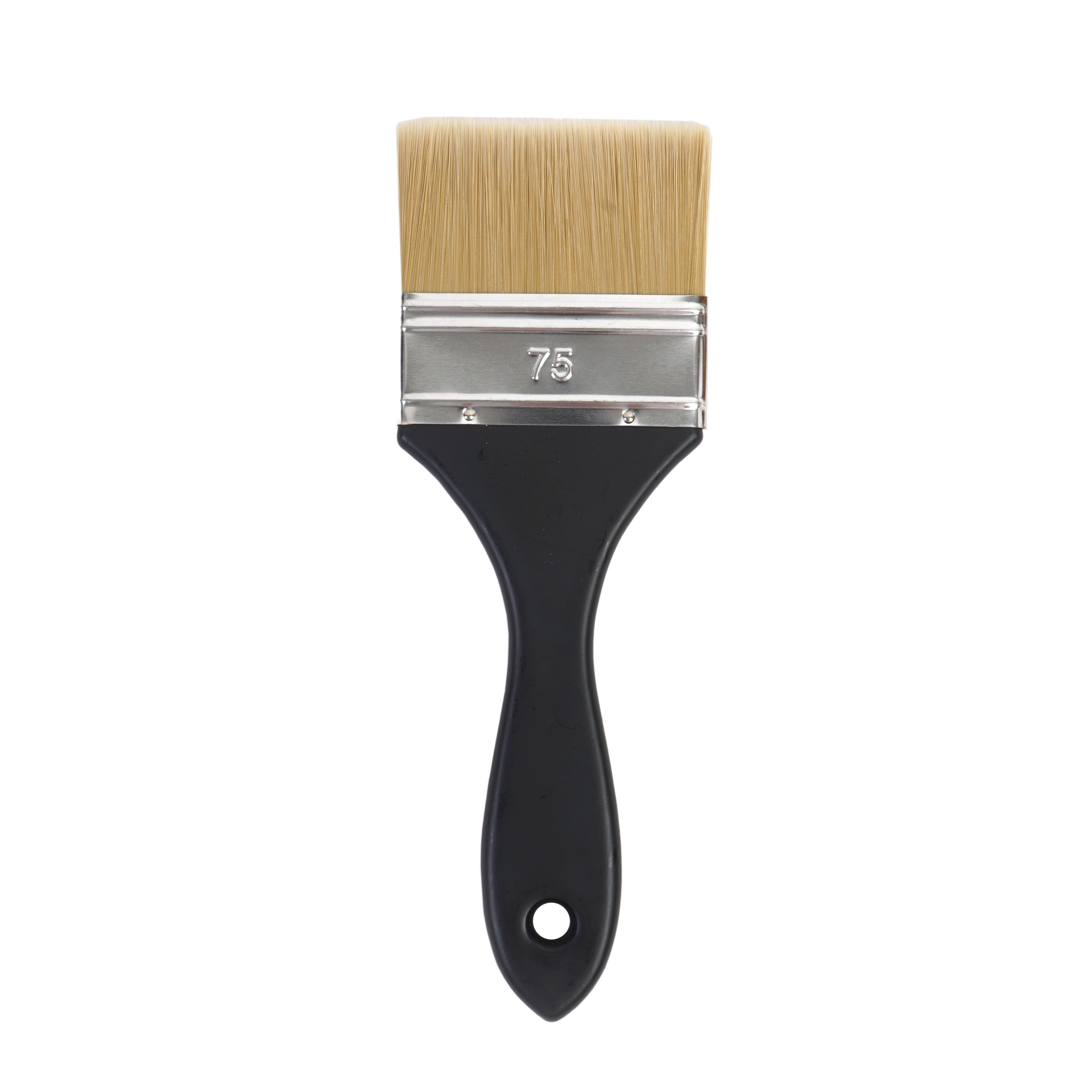 Wide Synthetic Mottler Flat Brush by Artist&#x27;s Loft&#x2122;, 3&#x22;