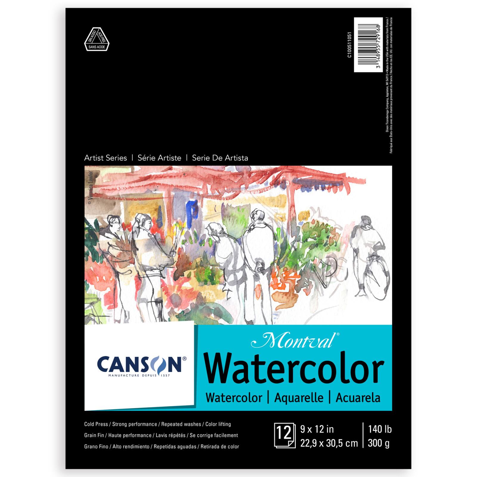 Canson® Montval® Artist Series Watercolor Paper Pad