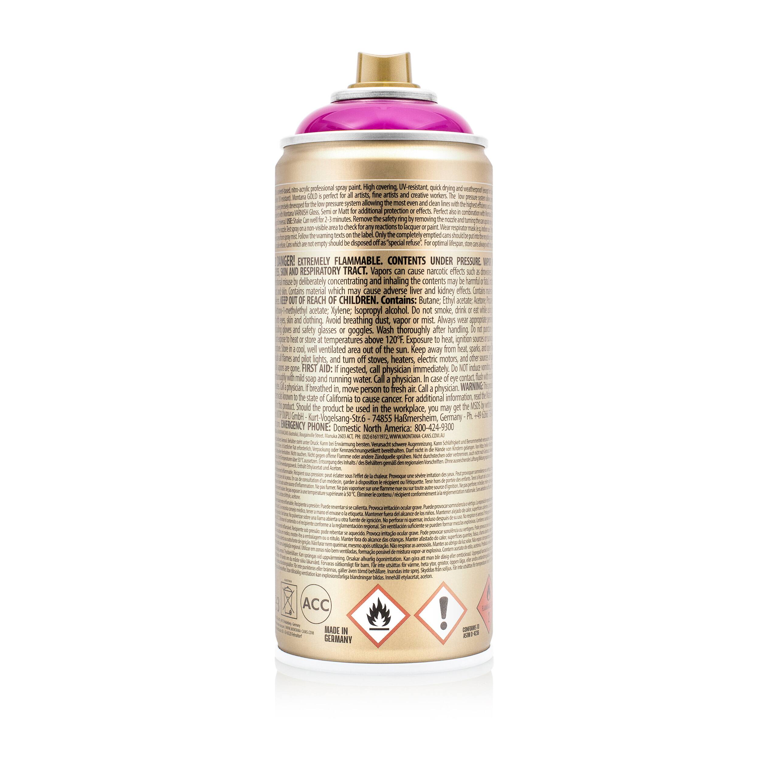 Montana&#x2122; Cans GOLD Transparent Spray Paint, 400mL