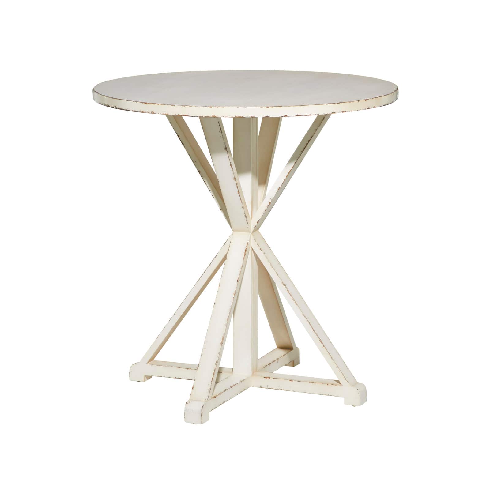 31" White Wood Farmhouse Accent Table Michaels