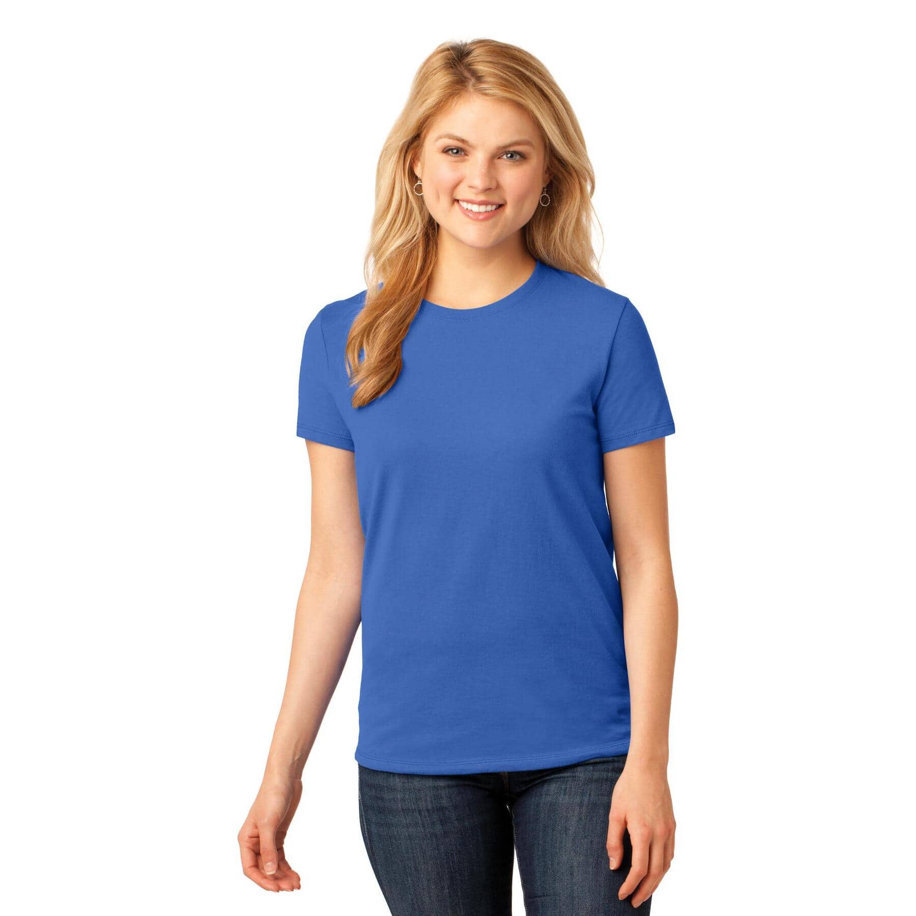 Port & Company® Colors Core Cotton Ladies T-Shirt