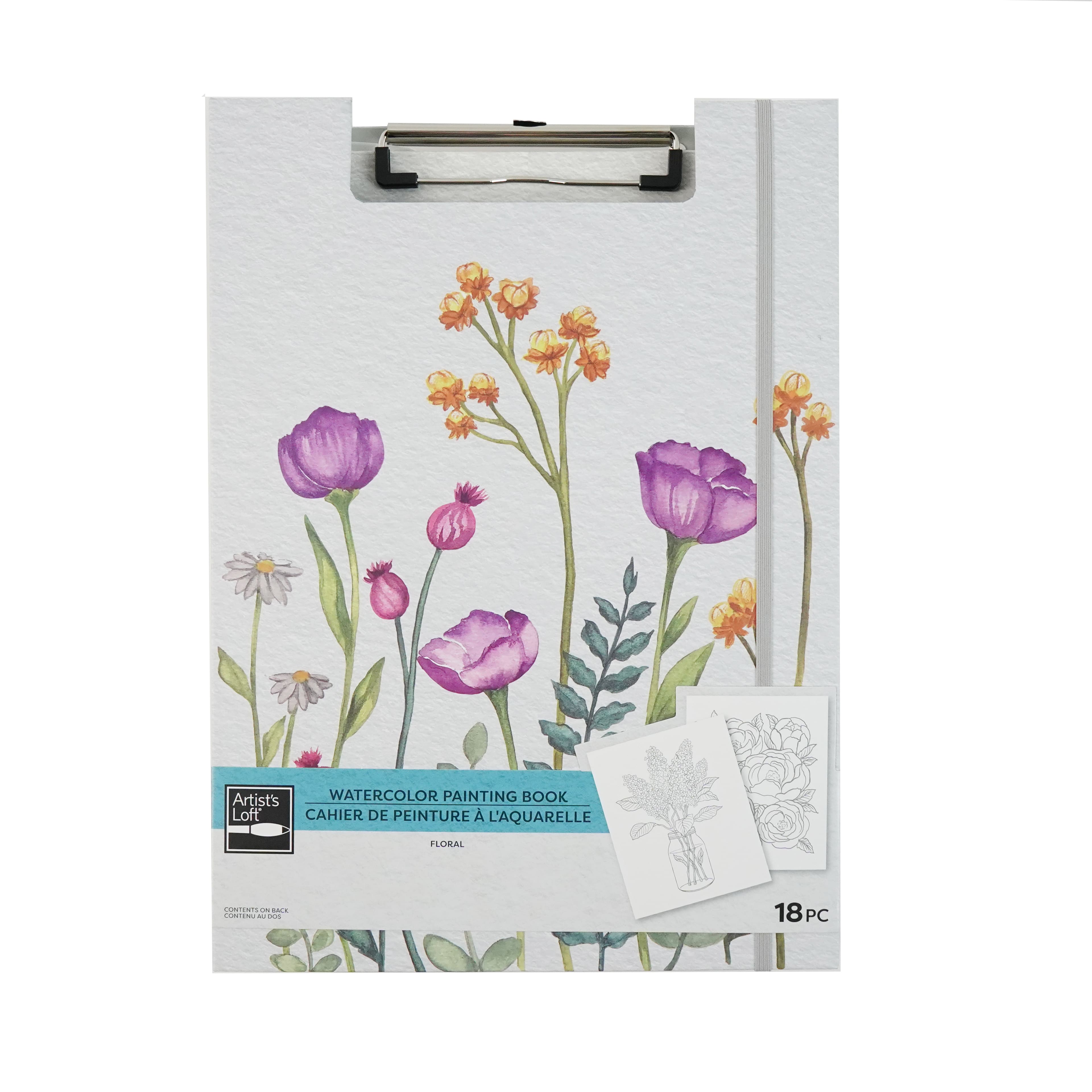 Floral Watercolour Painting Book by Artist's Loft®