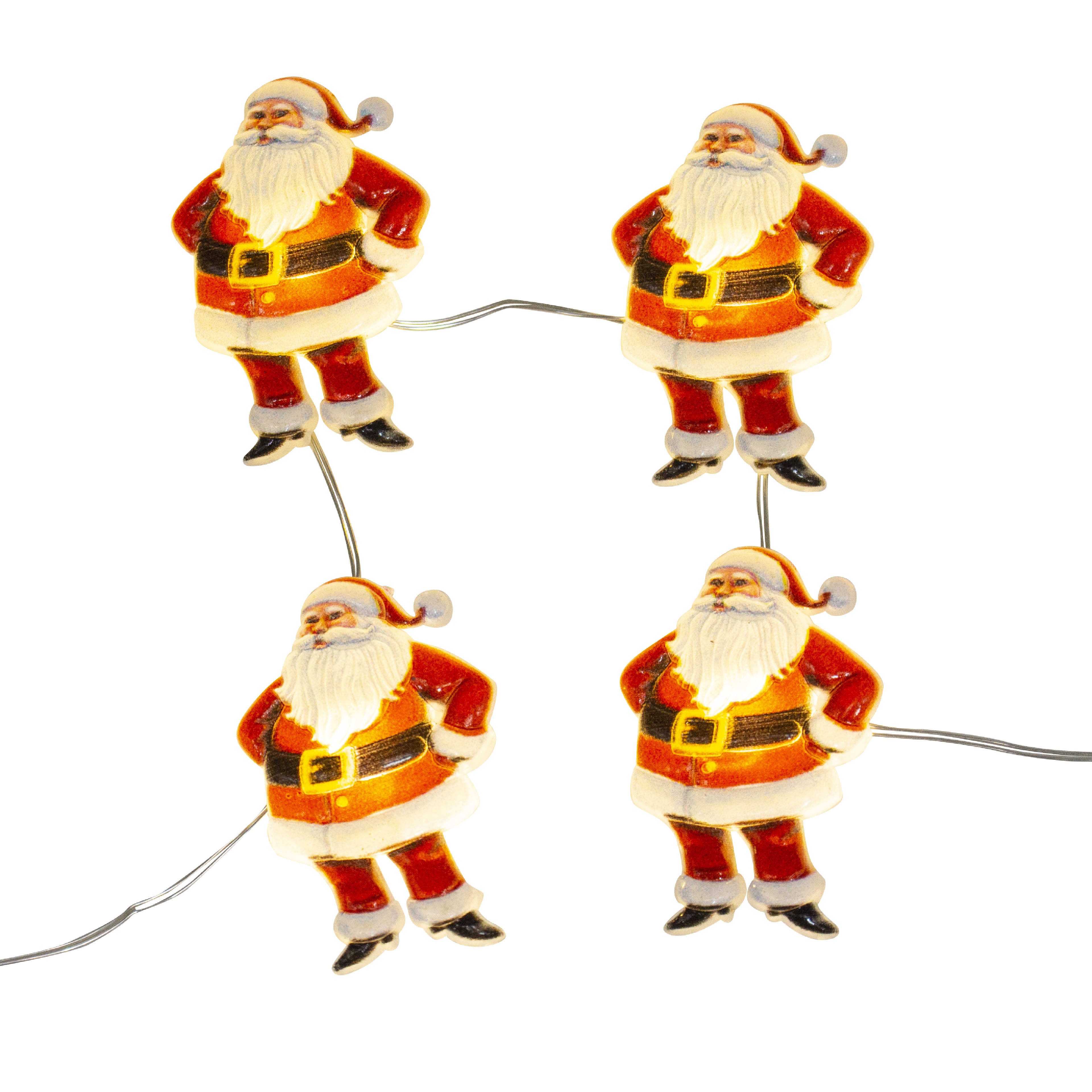 18ct. Vintage Santa Bulb LED Icon String Lights by Ashland&#xAE;