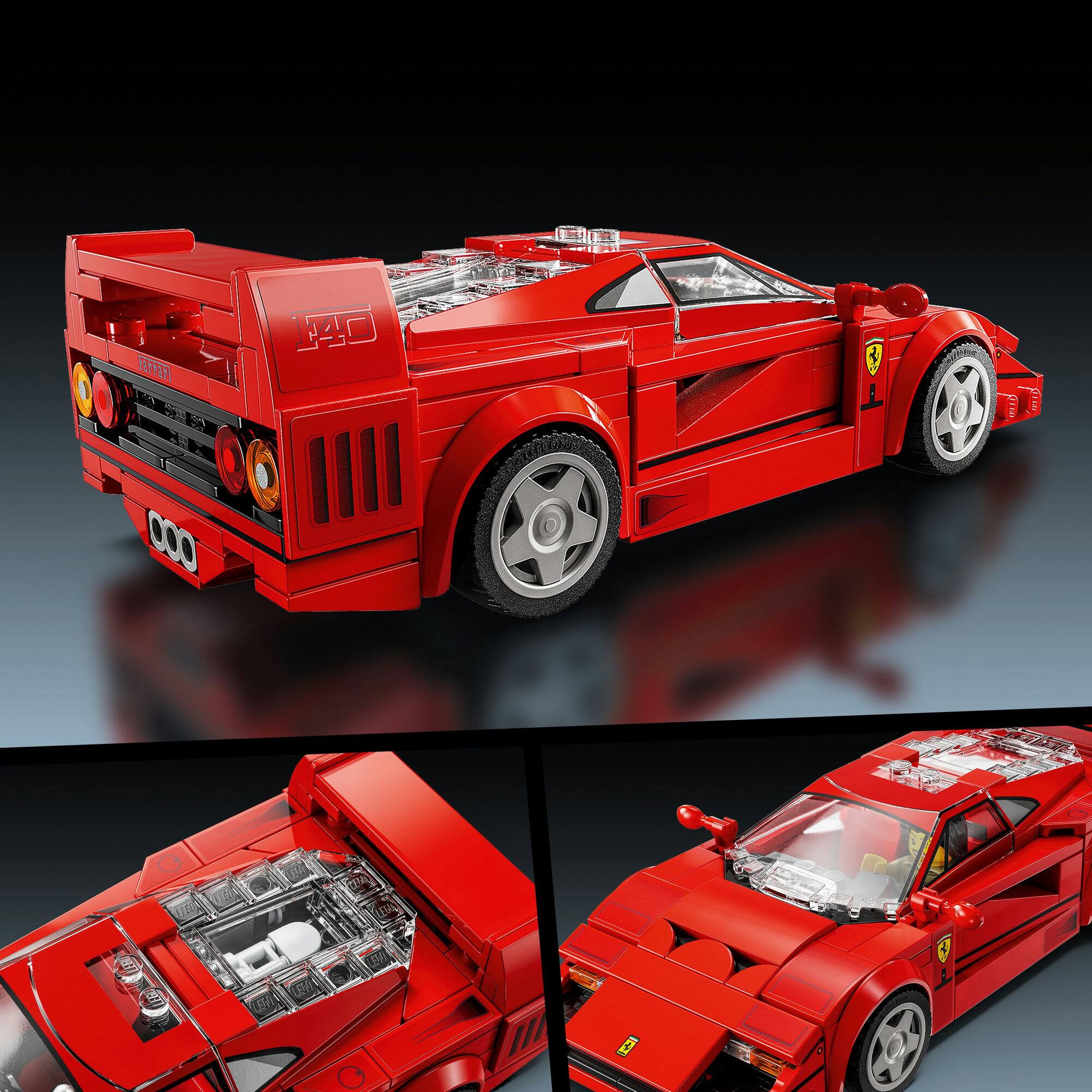 LEGO® Speed Champions Ferrari F40 Supercar Vehicle Toy 76934