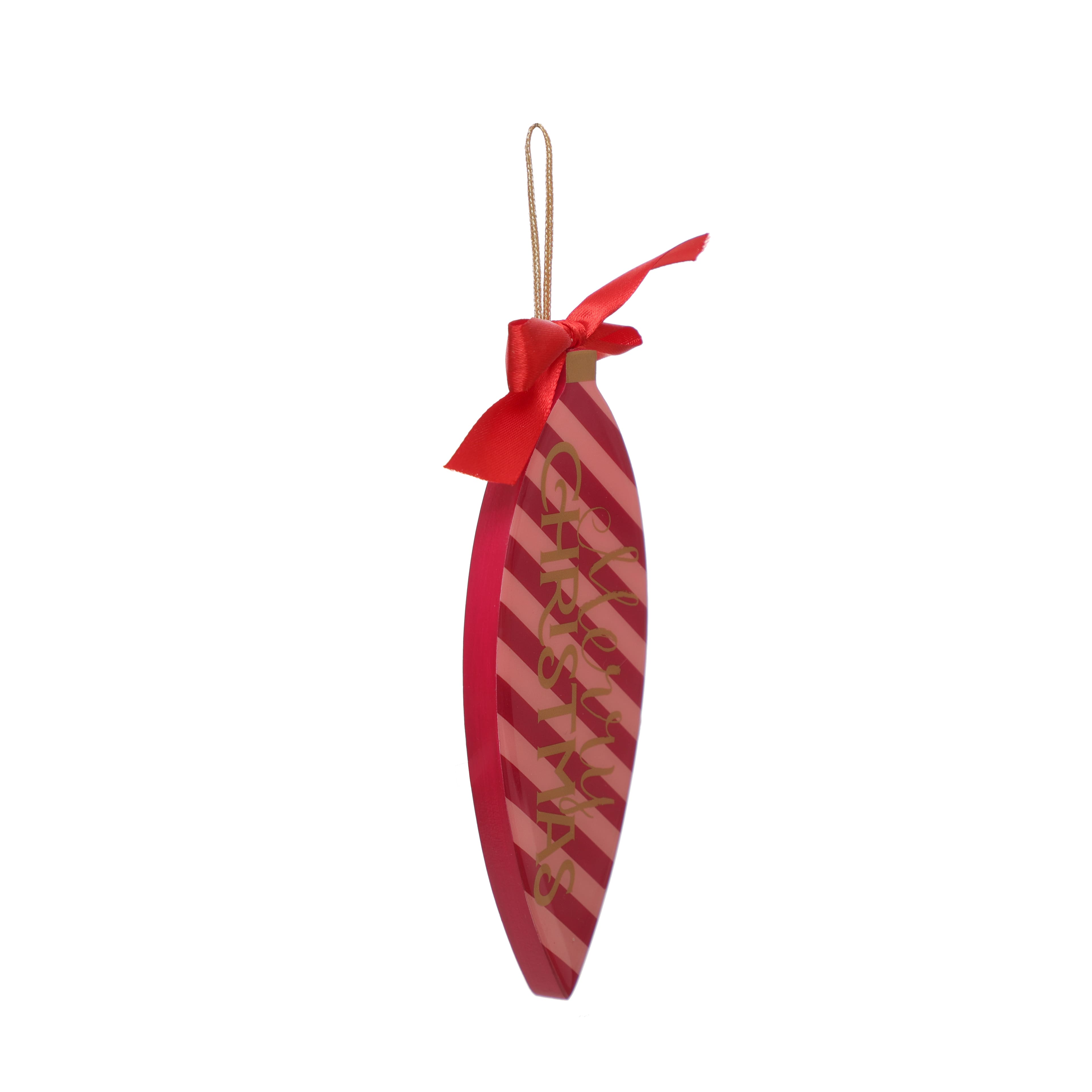 6.25&#x22; Pink &#x26; Red Bulb Ornament Wall D&#xE9;cor by Ashland&#xAE;