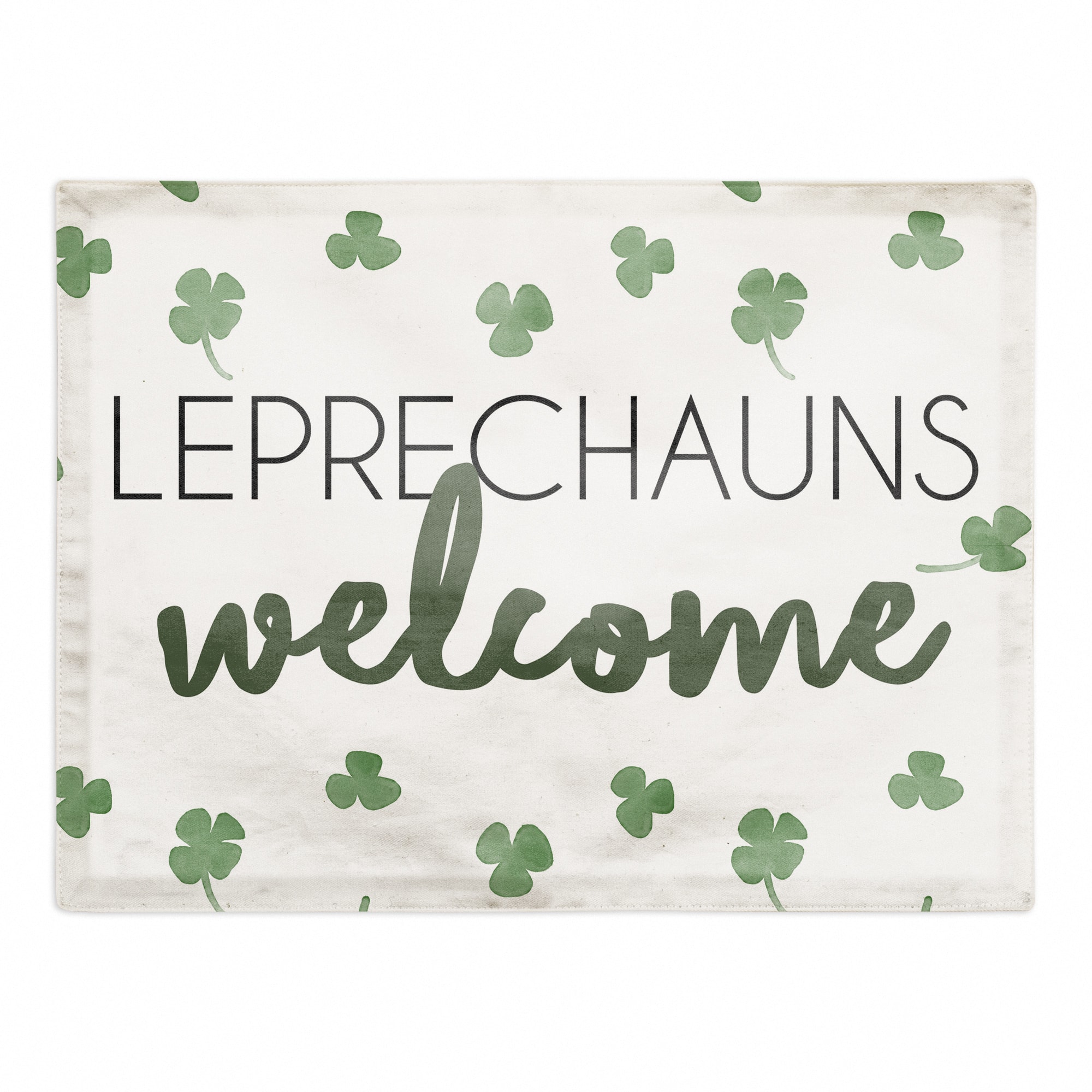 Leprechauns Welcome Poly Twill Placemat