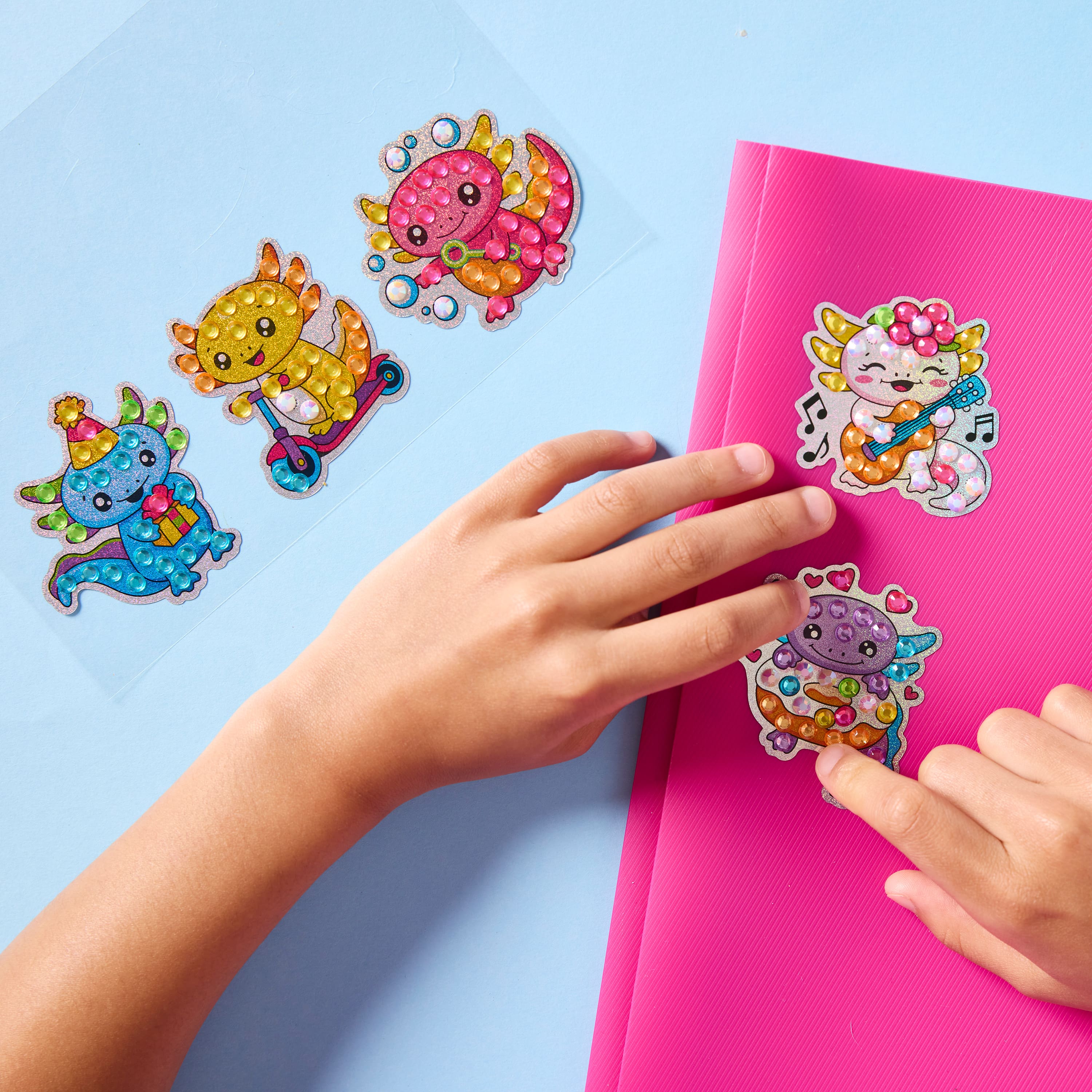 Creativity for Kids&#xAE; Big Gem Diamond Painting Axolotl