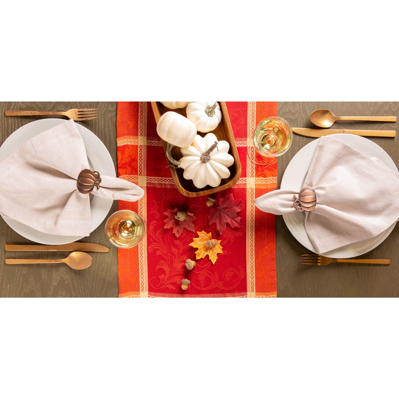 DII&#xAE; 72&#x22; Harvest Wheat Jacquard Table Runner