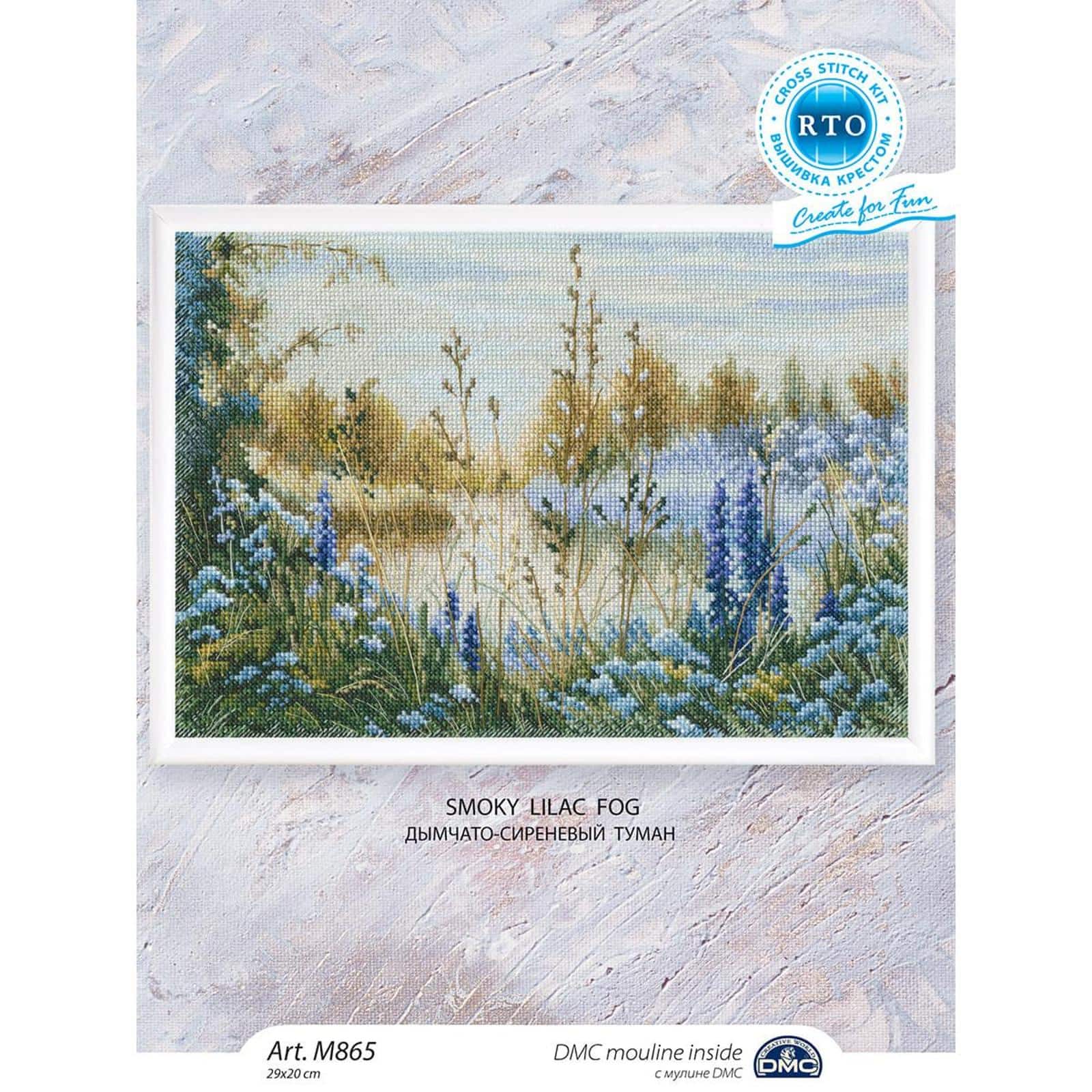 RTO Smoky Lilac Fog Cross Stitch Kit