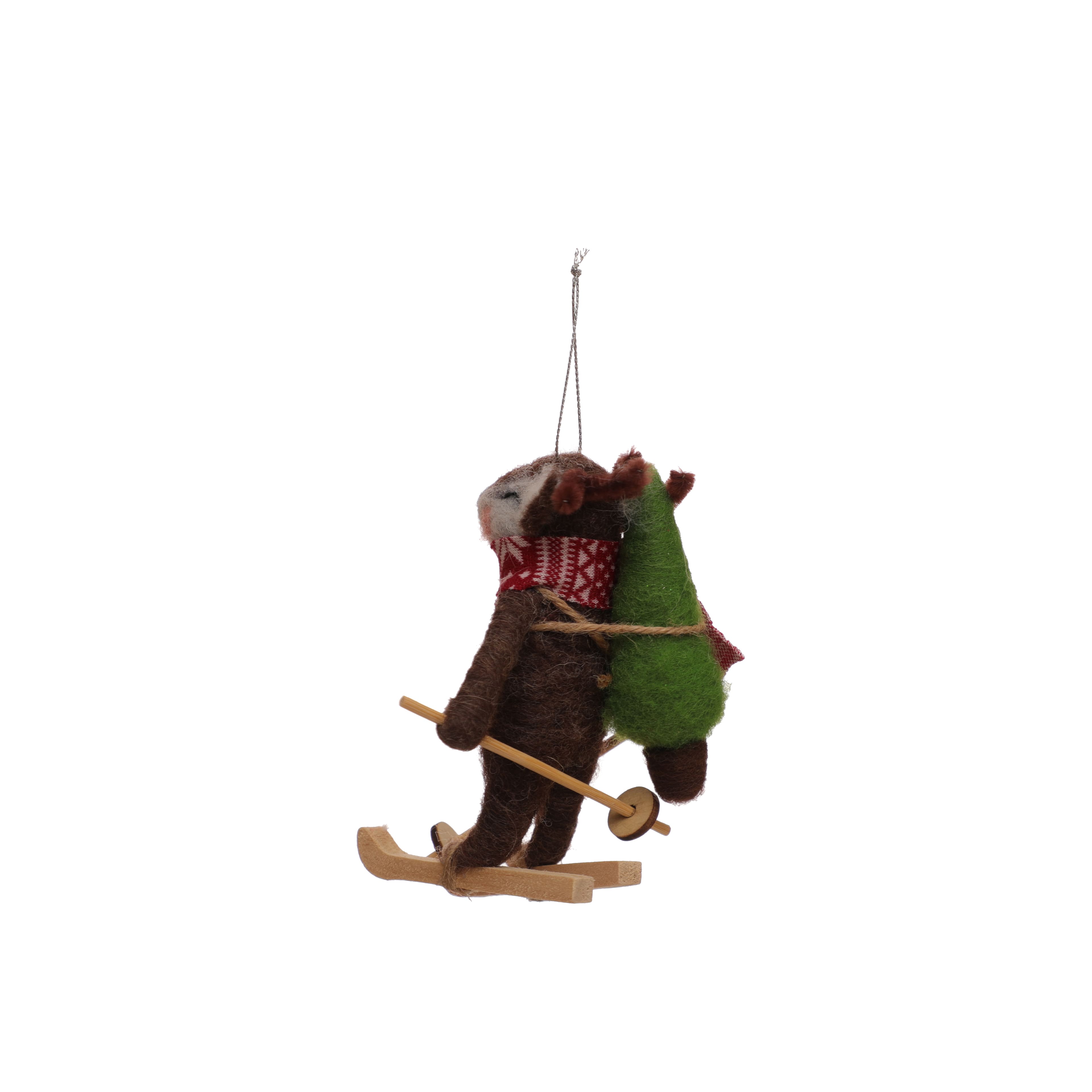 Assorted 5.5&#x22; Ski Animal Ornament, 1pc. by Ashland&#xAE;